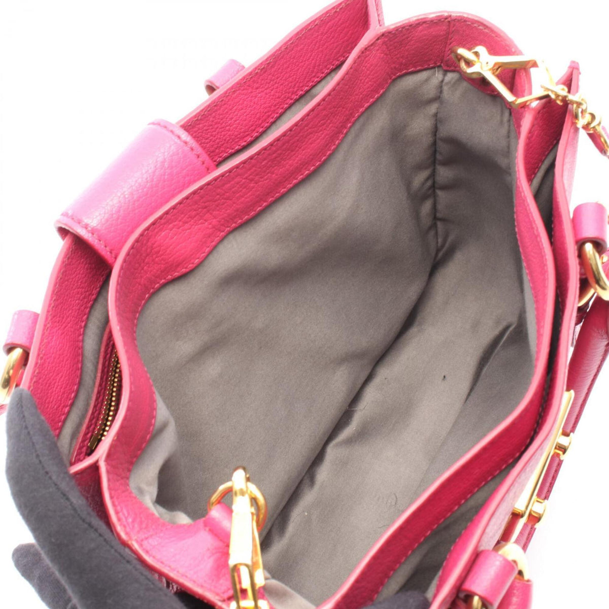 Miu Miu Pink Leather Handbag (Pre-Owned)