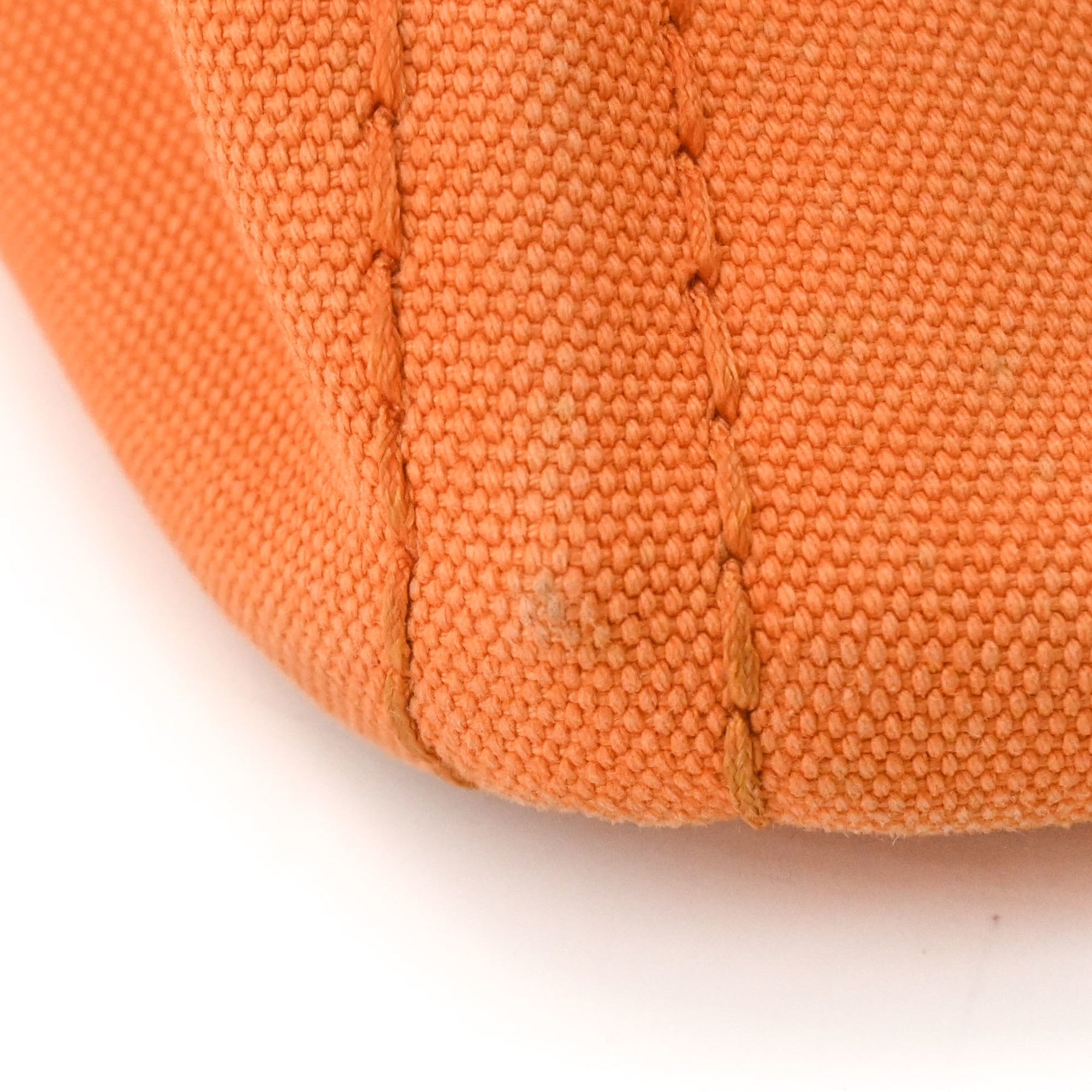 Prada Orange Canvas Handbag Shoulder Bag Tote Bag (Pre-Owned)