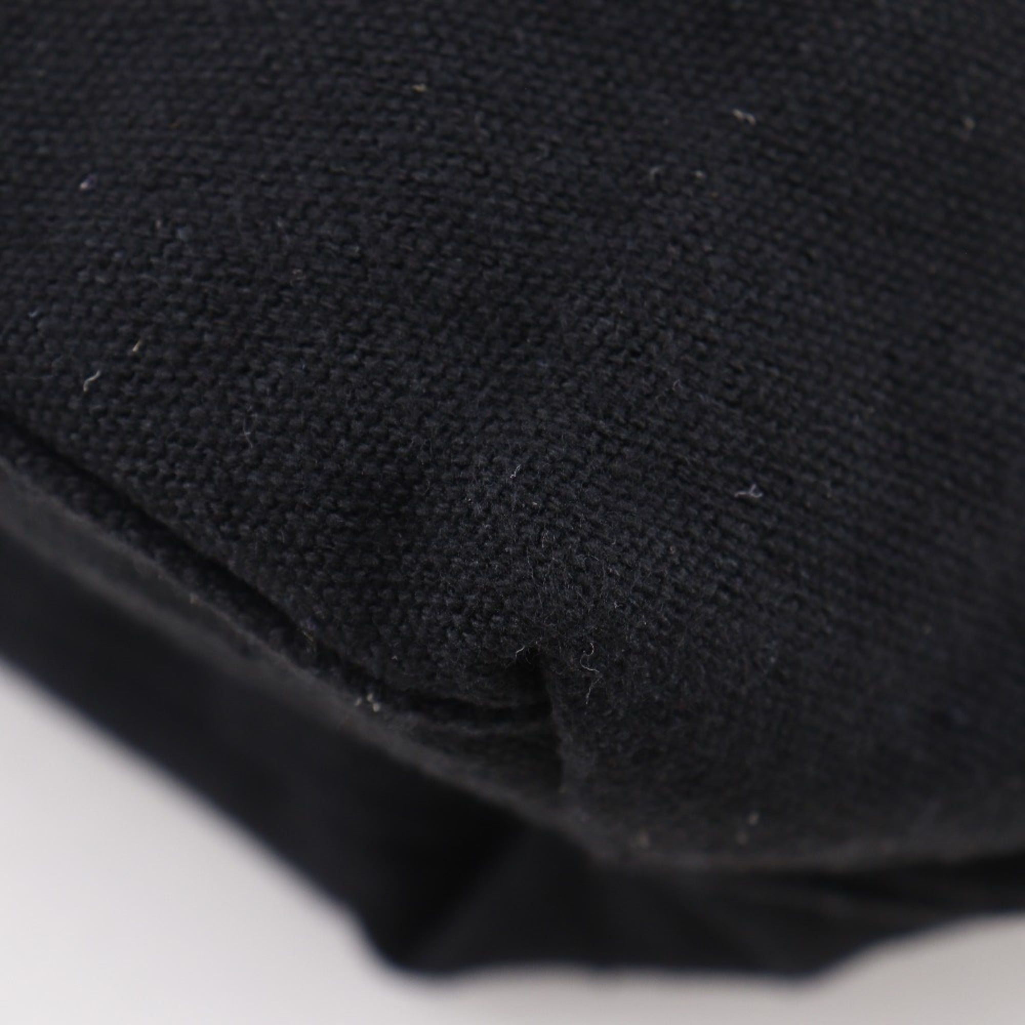 Yves Saint Laurent Black Canvas Eco-Bag Tote Bag (Pre-Owned)