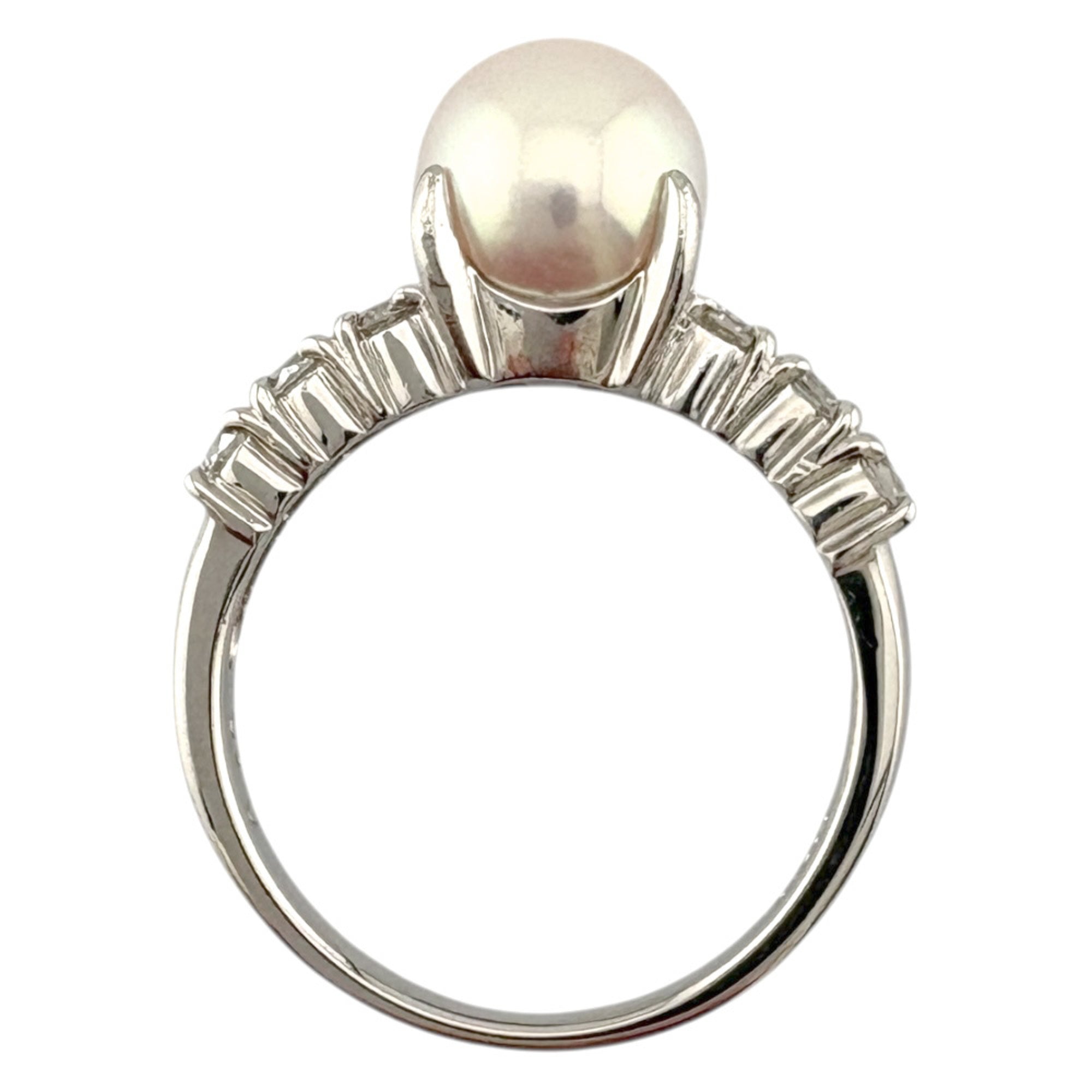 Unbranded Silver Platinum 900 Band Ring (Pre-Owned)