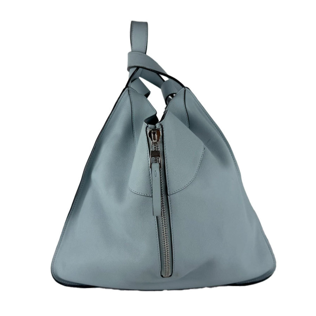 Loewe Light Blue Leather Handbag Shoulder Bag (Pre-Owned)
