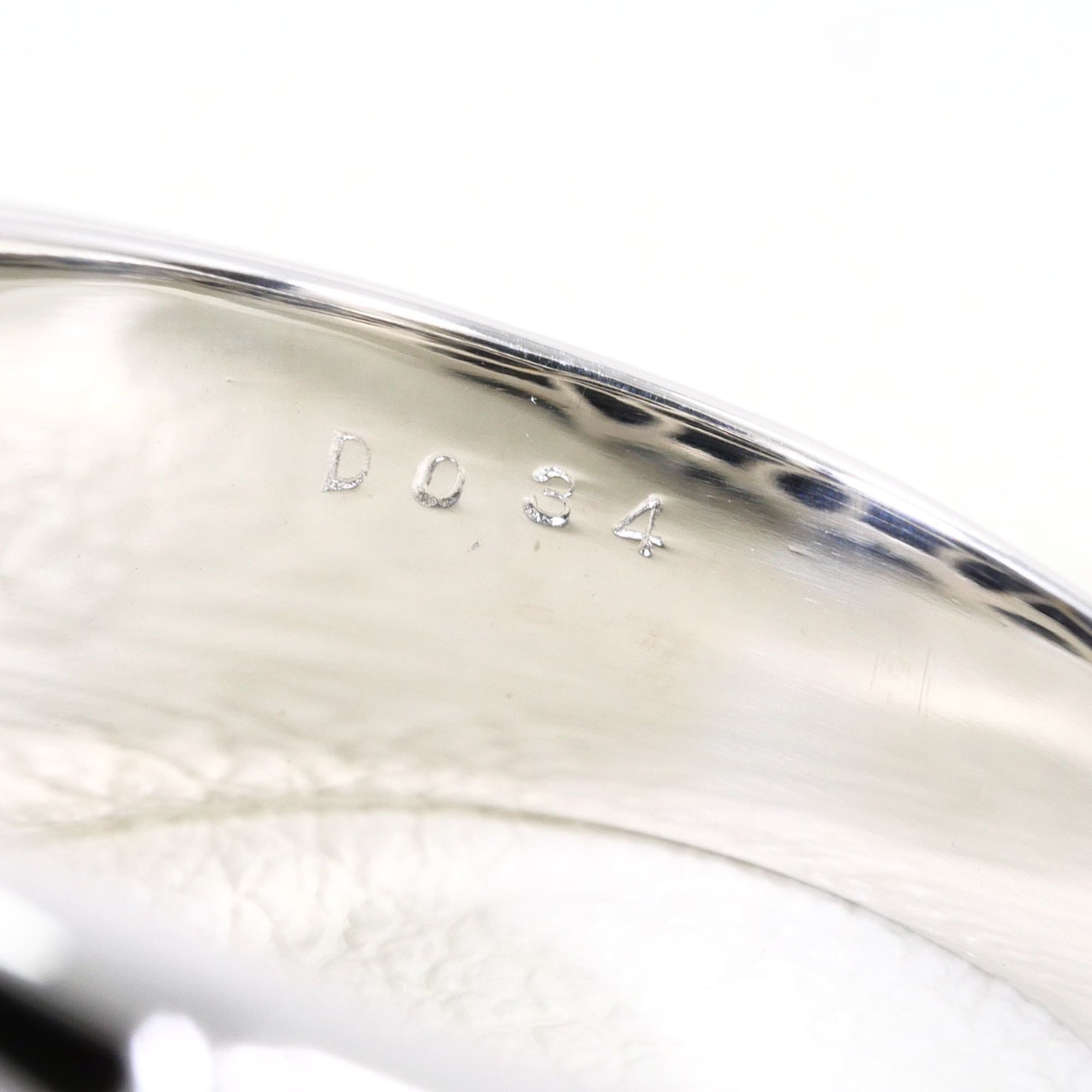 Unbranded Black White Gold White Gold (18K) Band Ring (Pre-Owned)