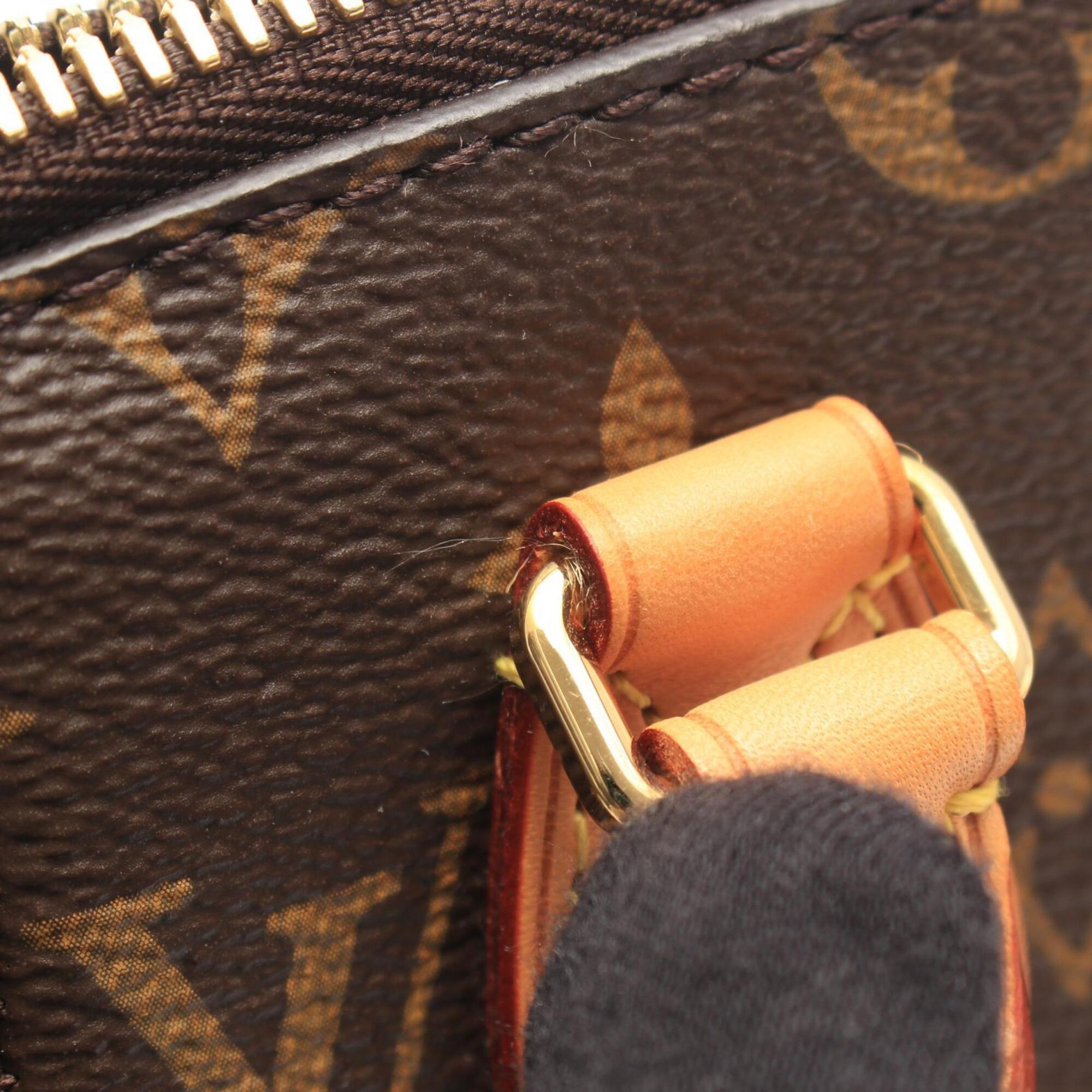Louis Vuitton Brown Monogram Pvc Handbag (Pre-Owned)
