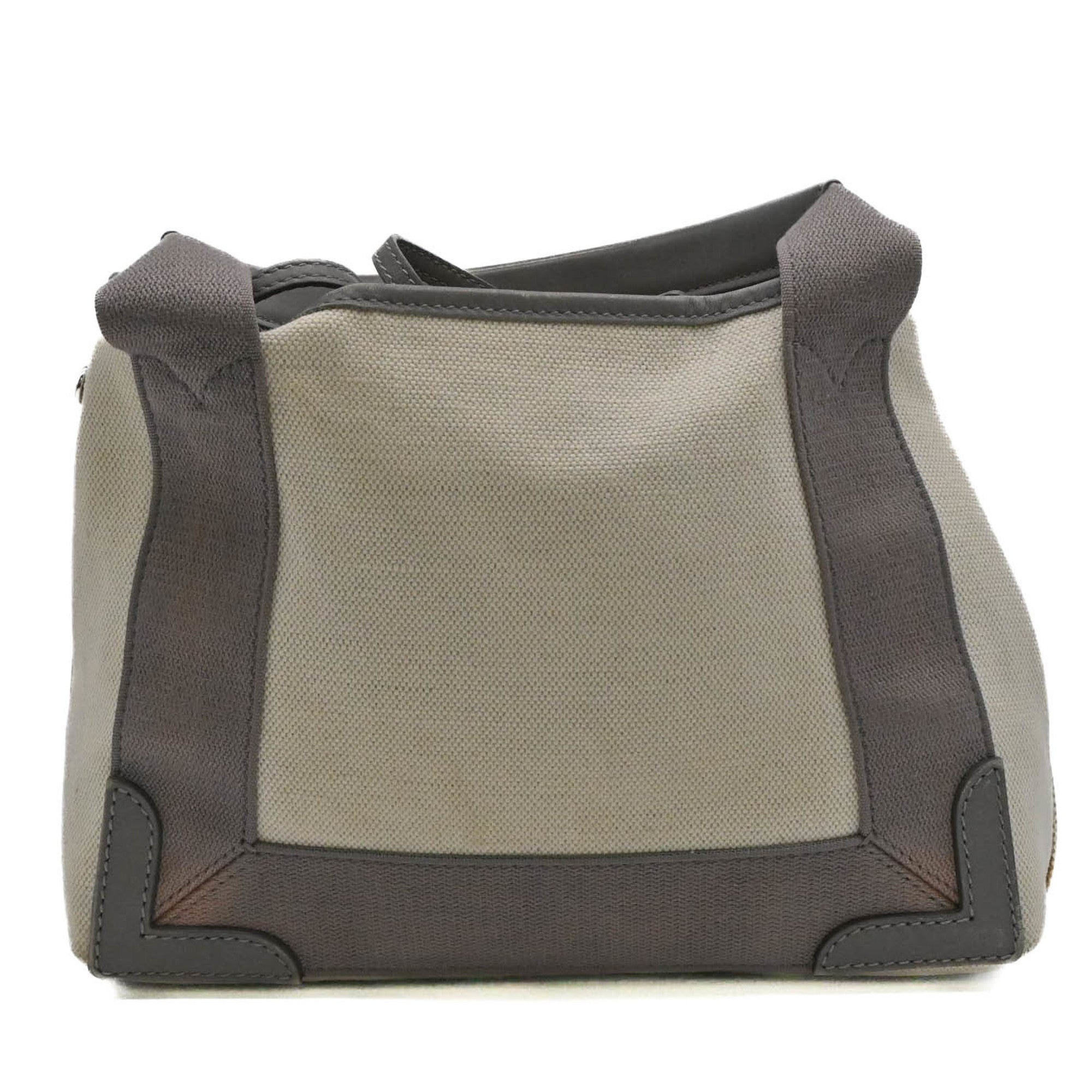 Balenciaga Beige Gray Canvas Tote Bag (Pre-Owned)