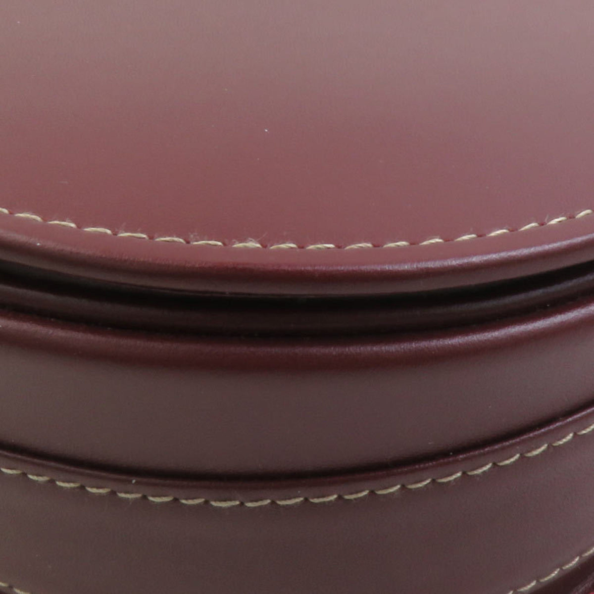 Cartier Must Bordeaux Leather Shoulder Bag (Pre-Owned)