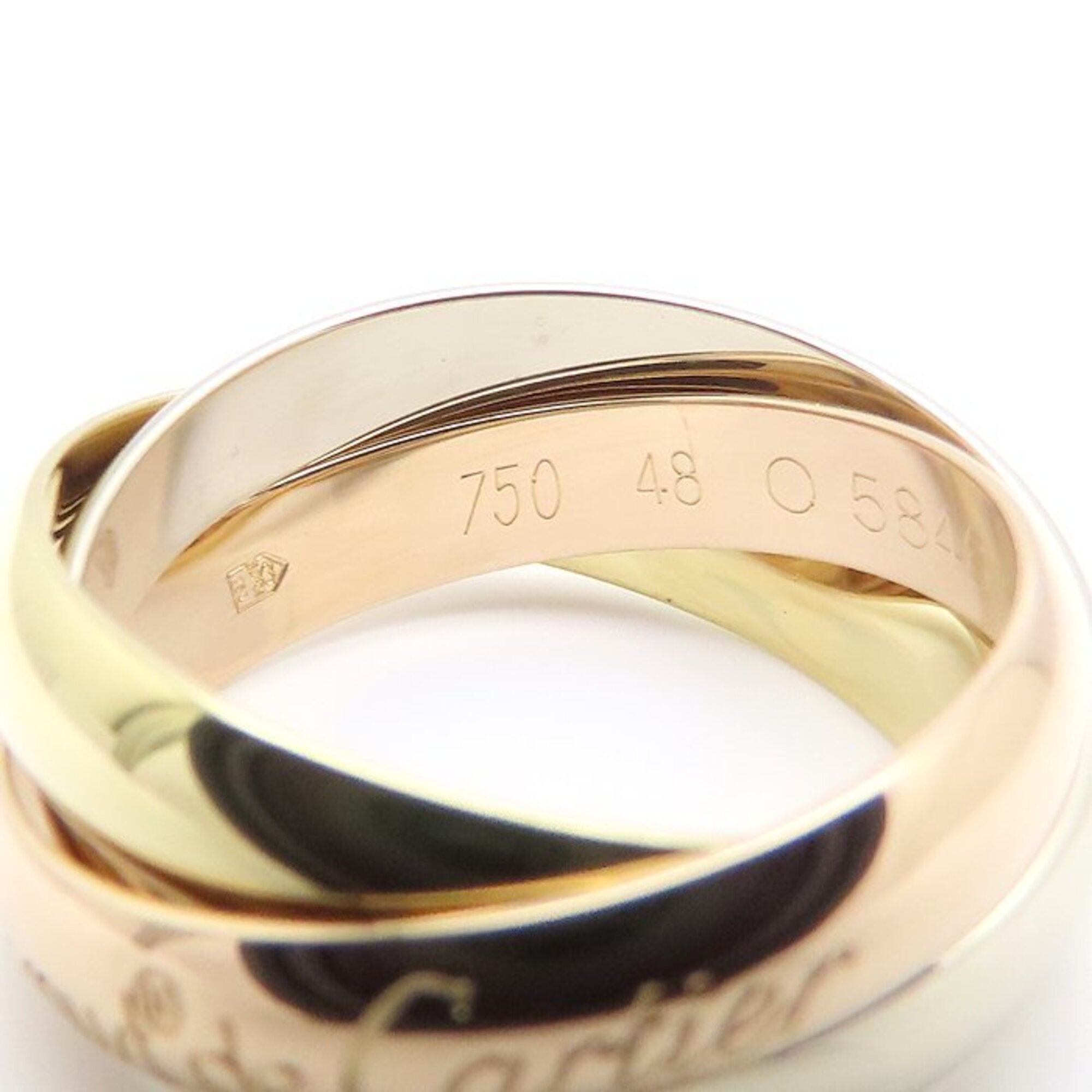 Cartier Yellow Gold (18K) Pink Gold (18K) White Gold (18K) Band Ring (Pre-Owned)