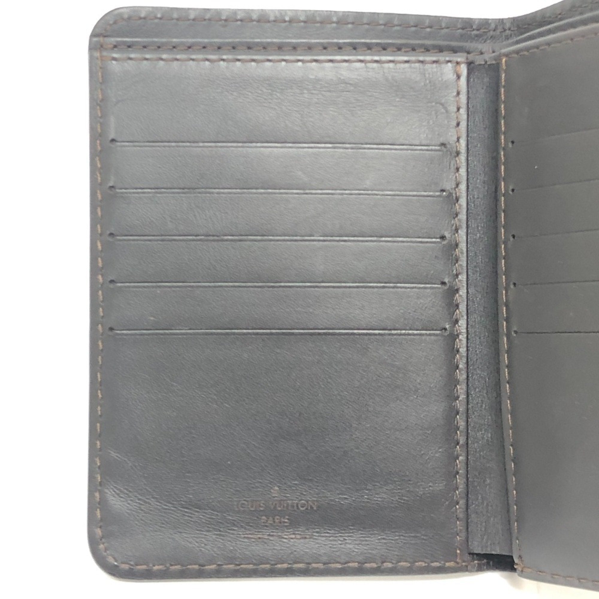 Louis Vuitton Coffee Utah Leather Coin Purse/Coin Case (Pre-Owned)