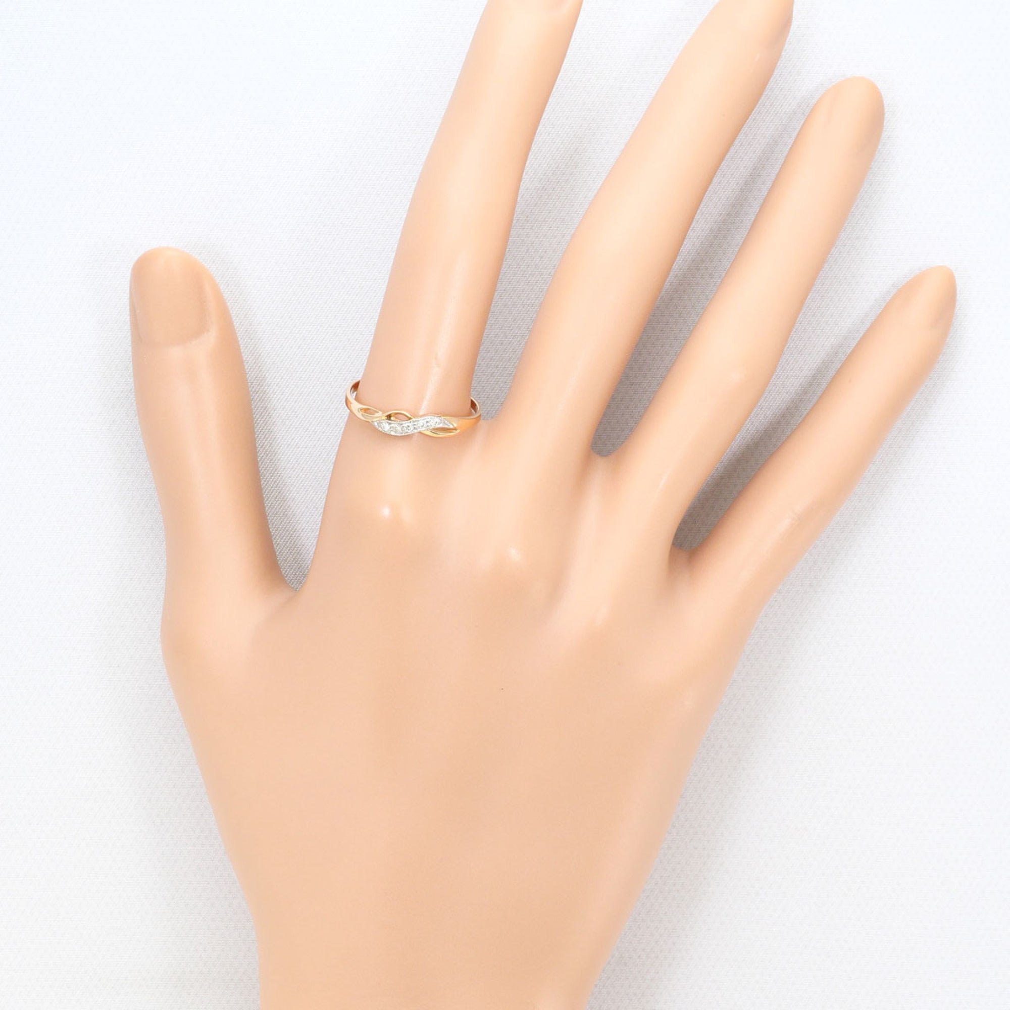 Unbranded Pink Gold White Gold Pink Gold (14K) White Gold (14K) Band Ring (Pre-Owned)