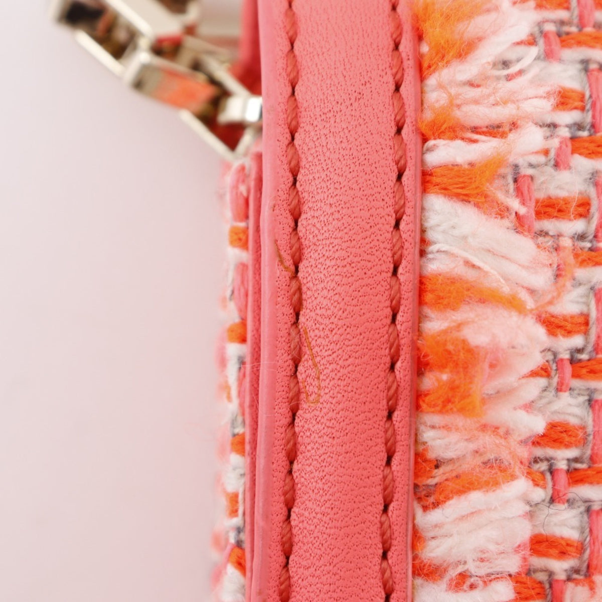 Kate Spade Orange Tweed Shoulder Bag (Pre-Owned)