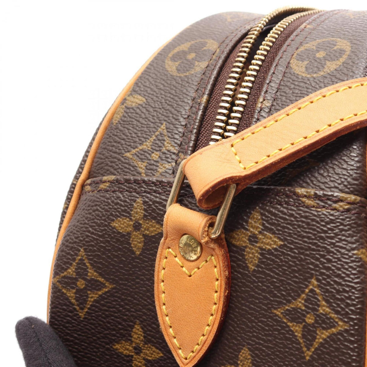 Louis Vuitton Brown Coated Canvas Pvc Monogram Leather Handbag Shoulder Bag (Pre-Owned)