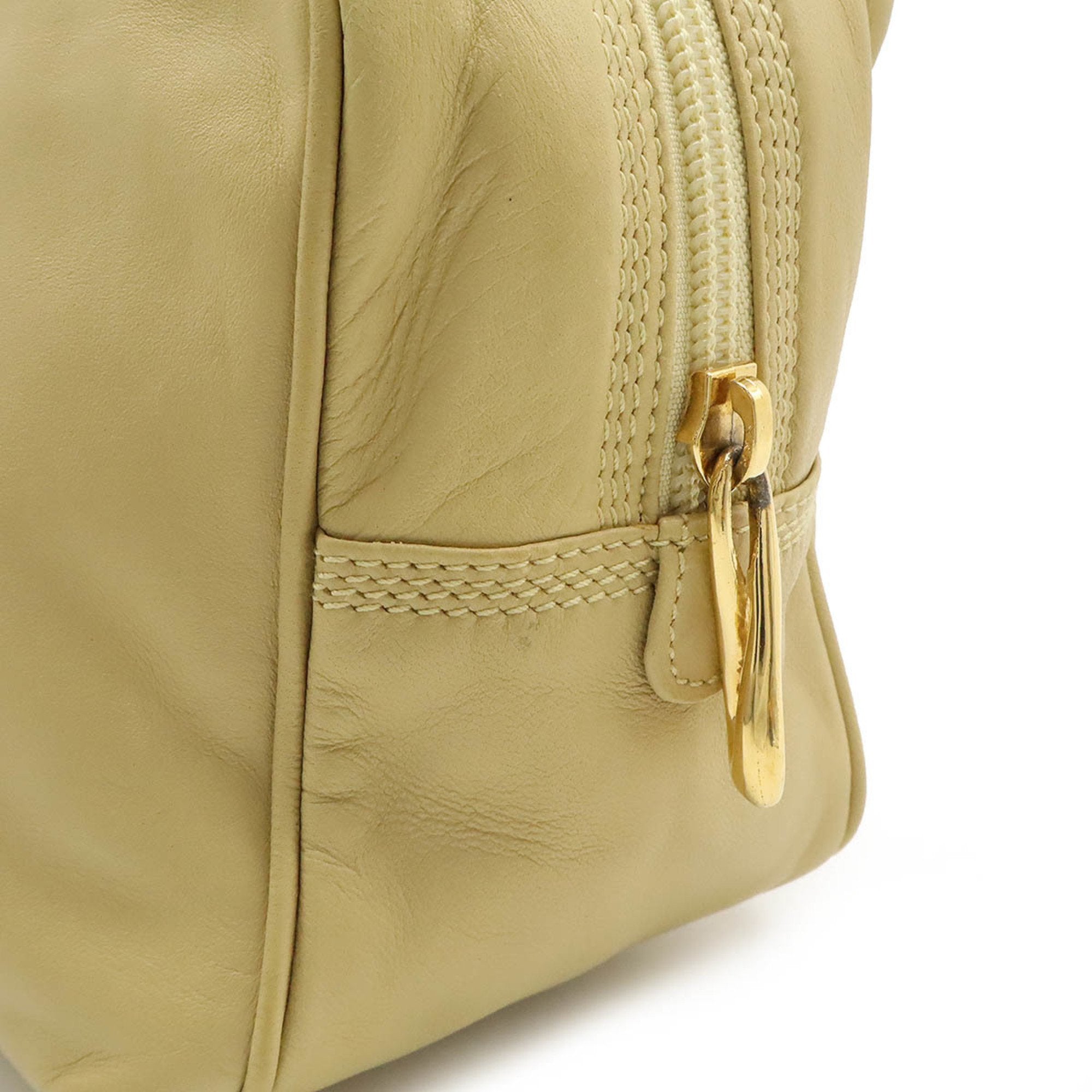 Loewe Beige Nappa Leather Leather Handbag (Pre-Owned)