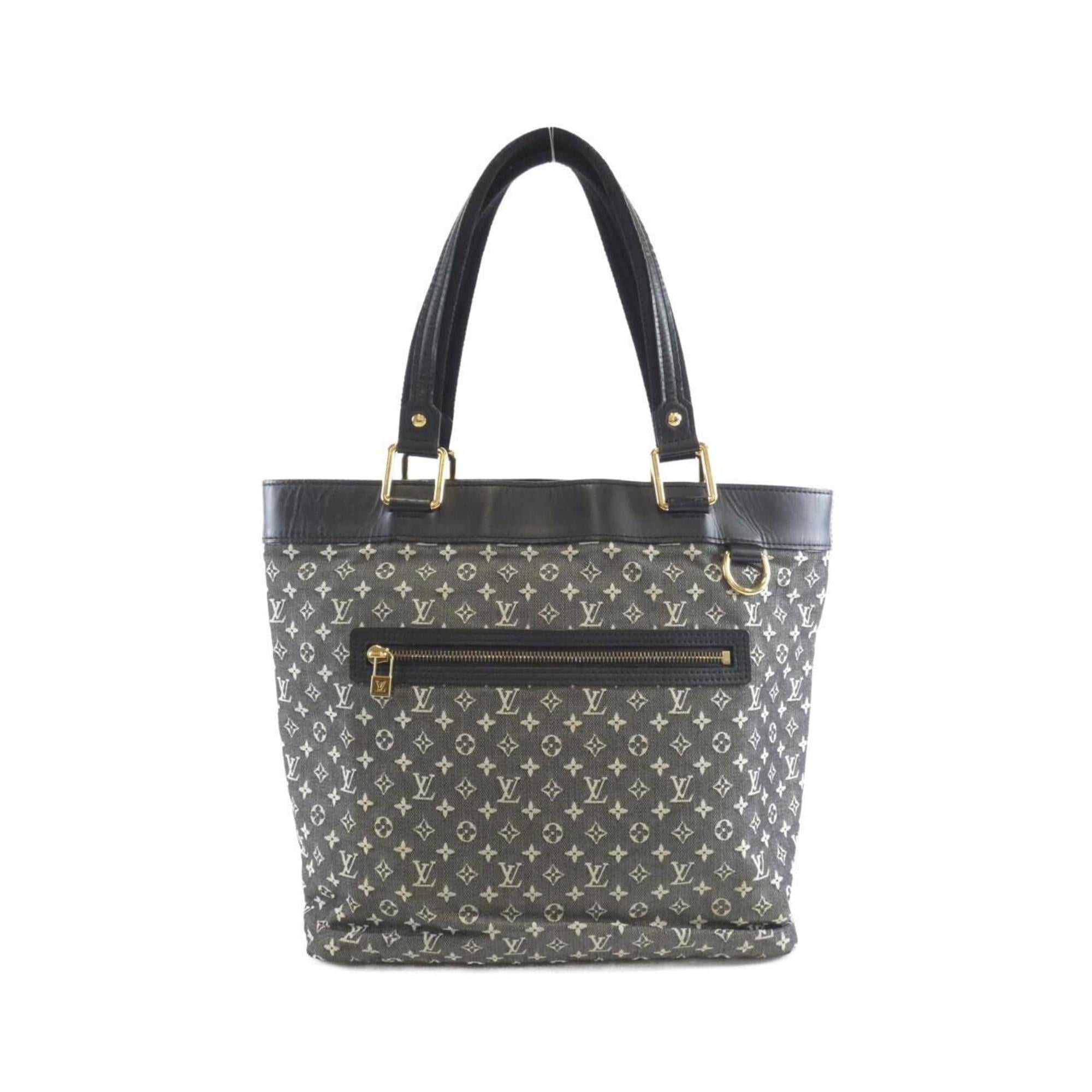 Louis Vuitton Black Canvas Handbag (Pre-Owned)