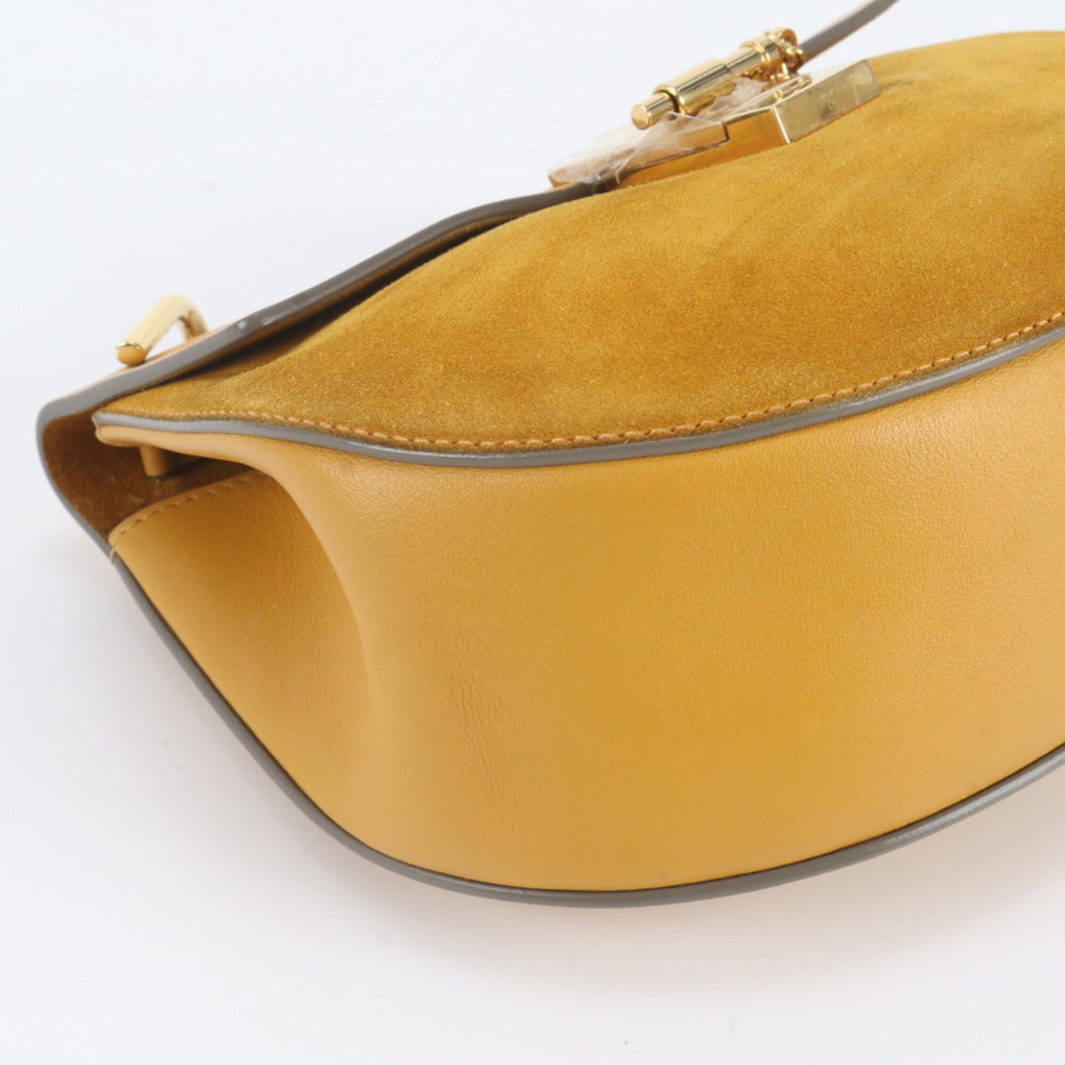 Chloé Yellow Leather Crossbody Bag Handbag Shoulder Bag Tote Bag (Pre-Owned)