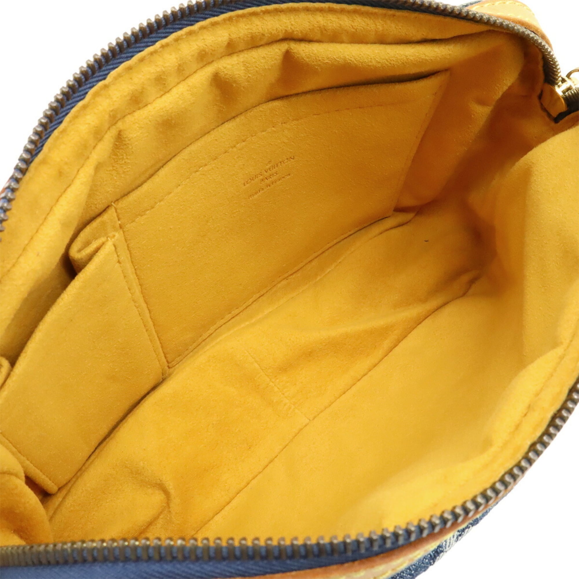 Louis Vuitton Blue Monogram Denim Fanny Pack Shoulder Bag (Pre-Owned)
