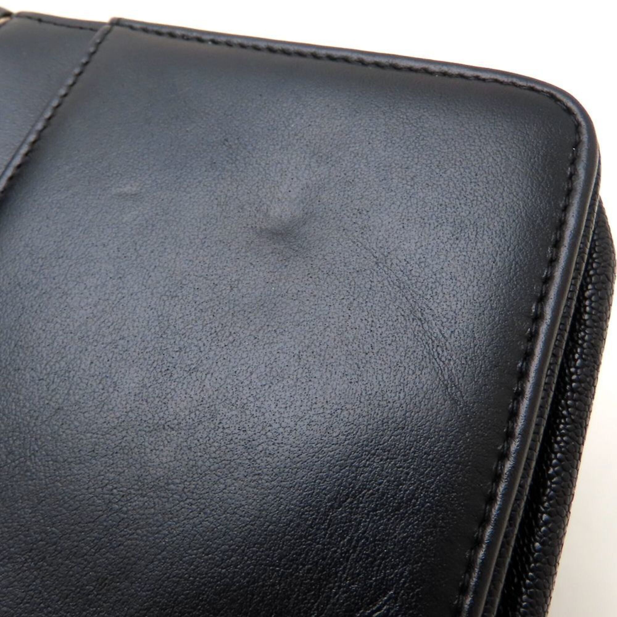 Chanel Boy Chanel Black Grained Calfskin Shoulder Bag (Pre-Owned)