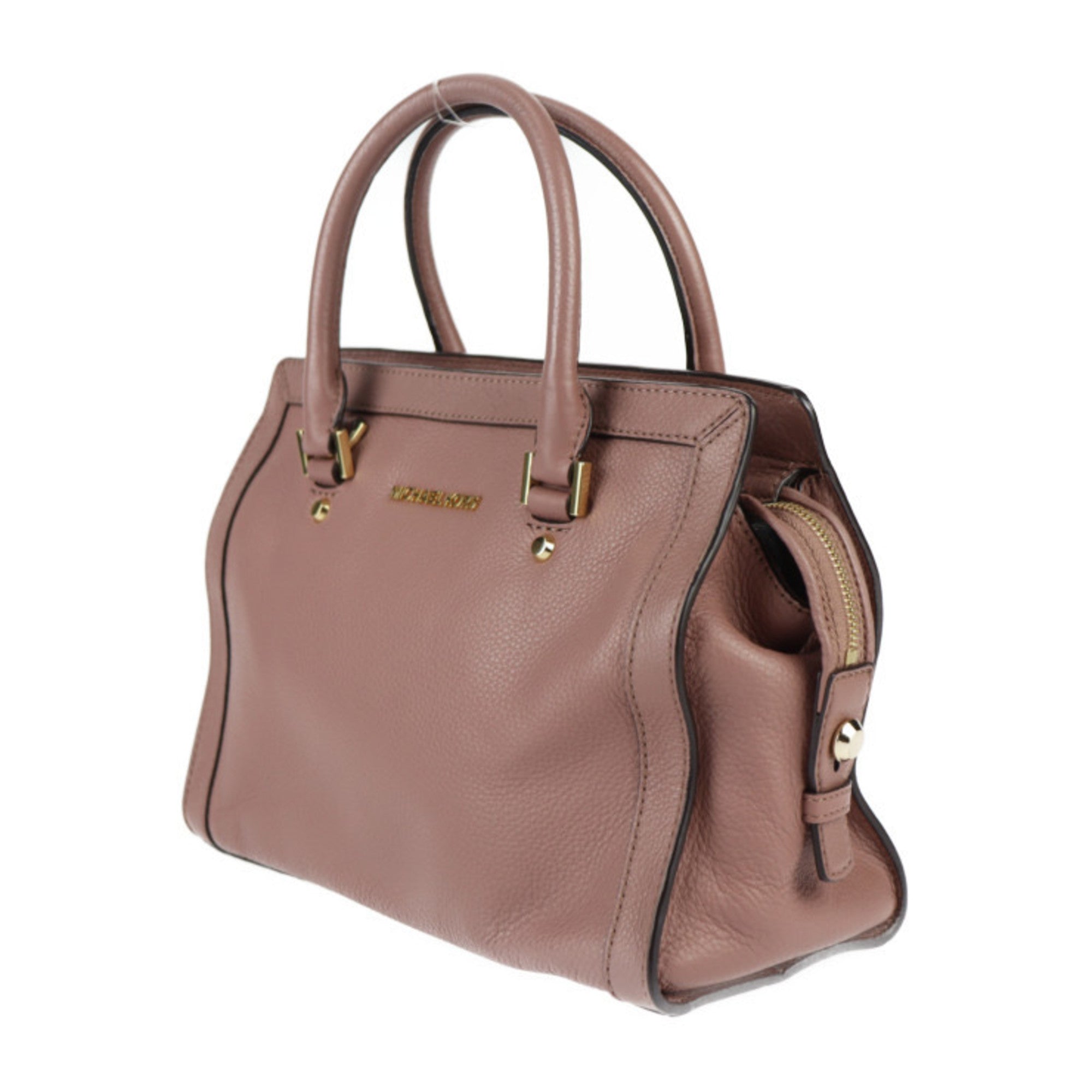 Michael Kors Pink Leather Handbag Shoulder Bag Tote Bag (Pre-Owned)