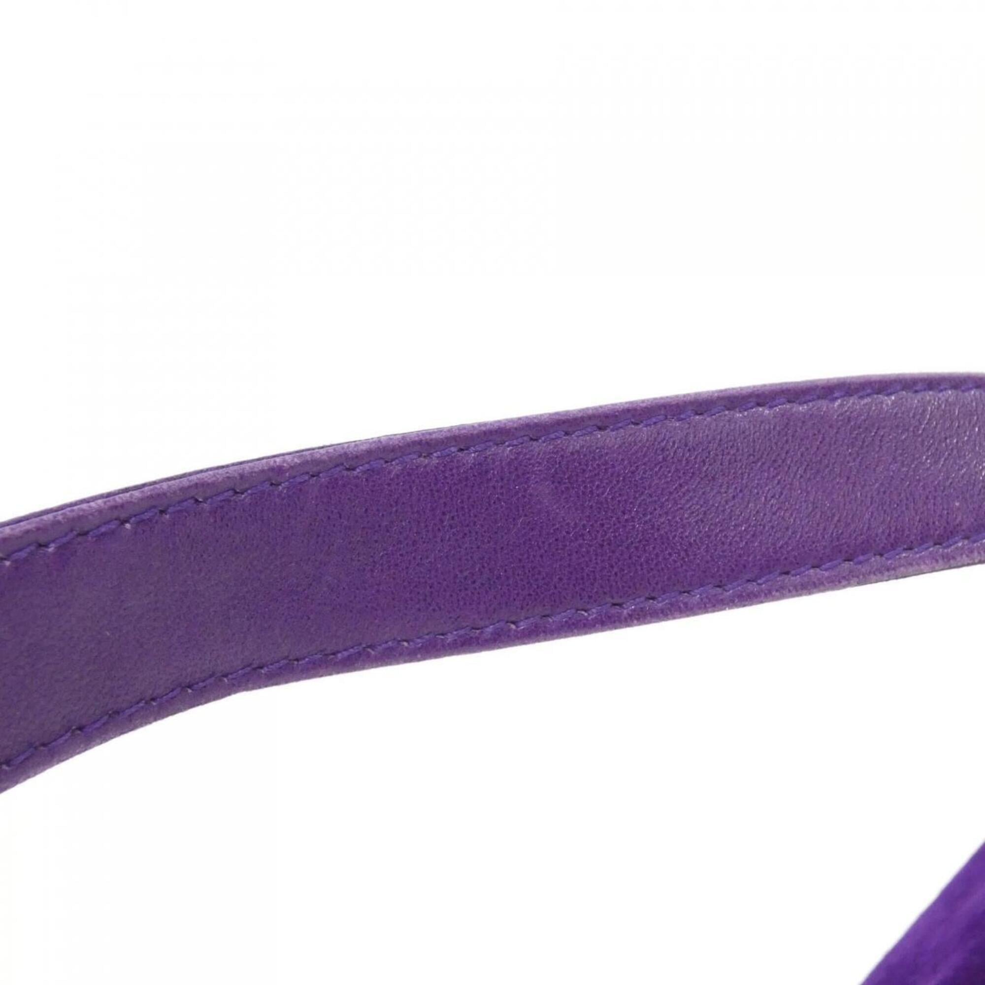 Fendi Purple Suede Handbag (Pre-Owned)