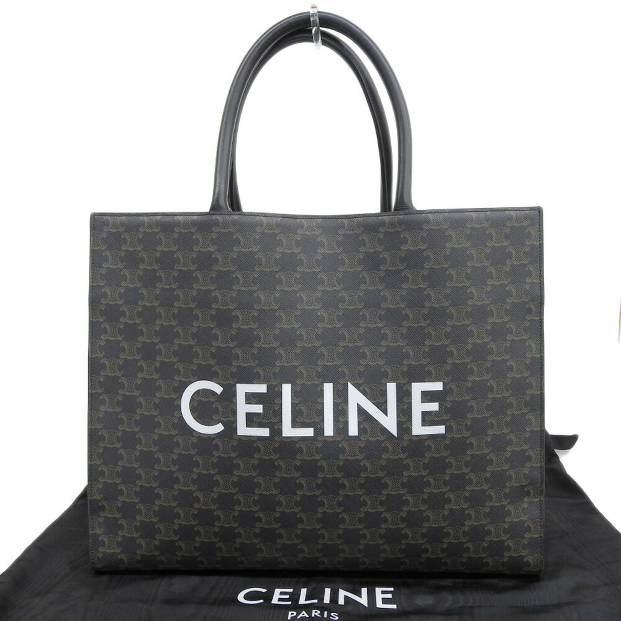 Celine Black Pvc Leather Handbag (Pre-Owned)