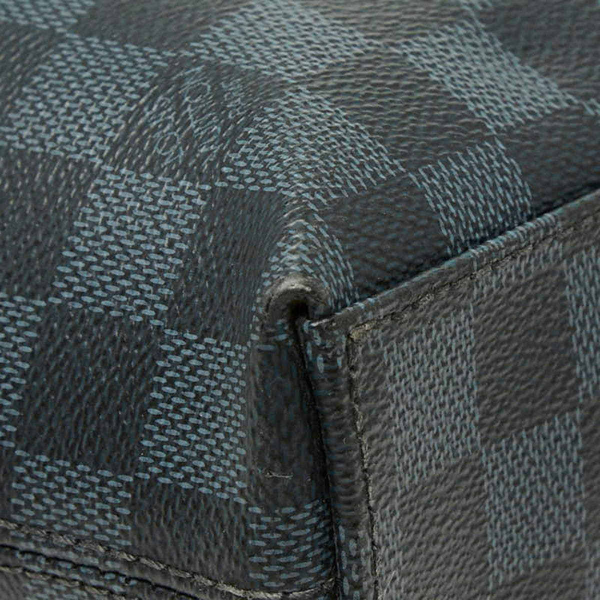 Louis Vuitton Navy Black Pvc Leather (Pre-Owned)