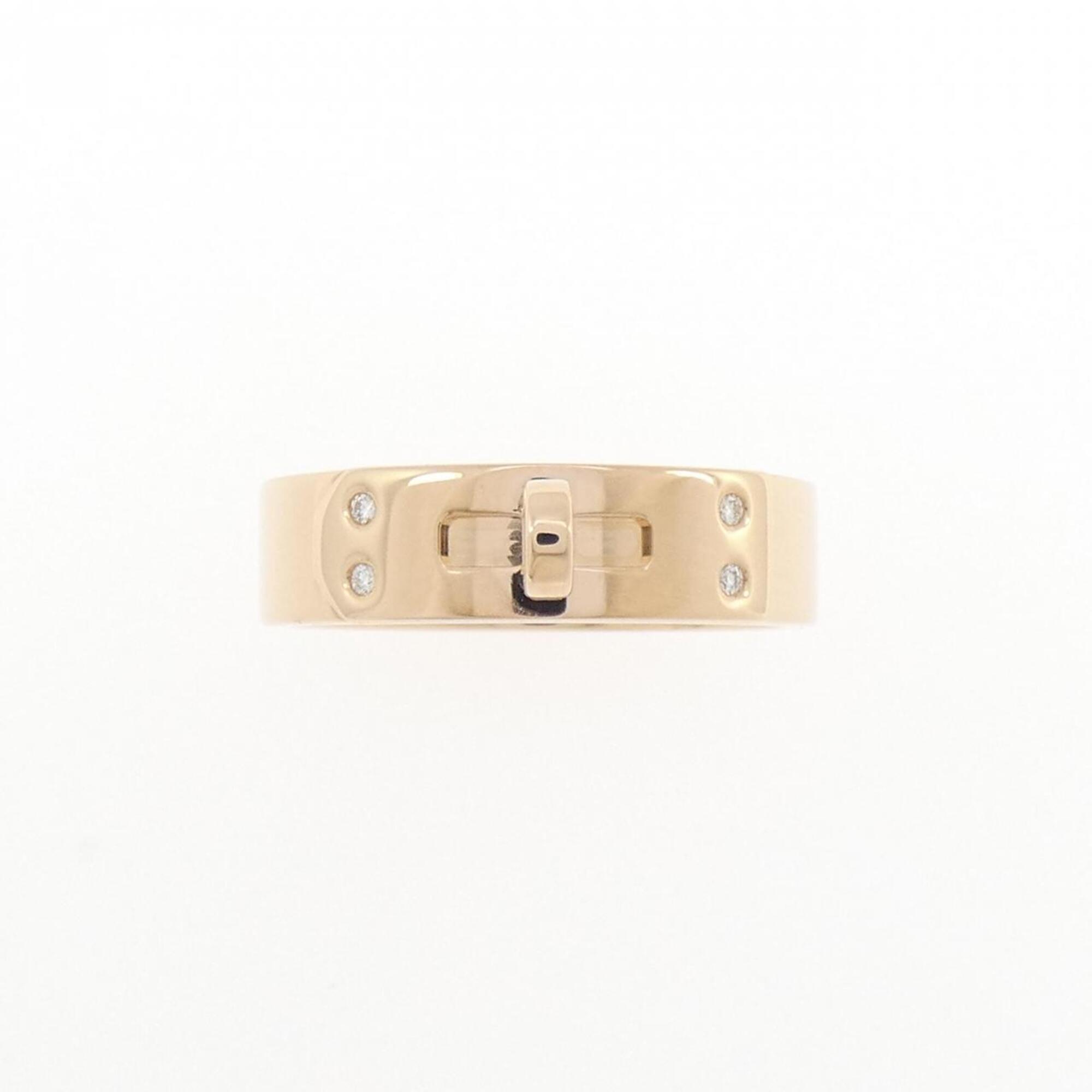 Hermes Pink Gold Pink Gold (18K) Band Ring (Pre-Owned)