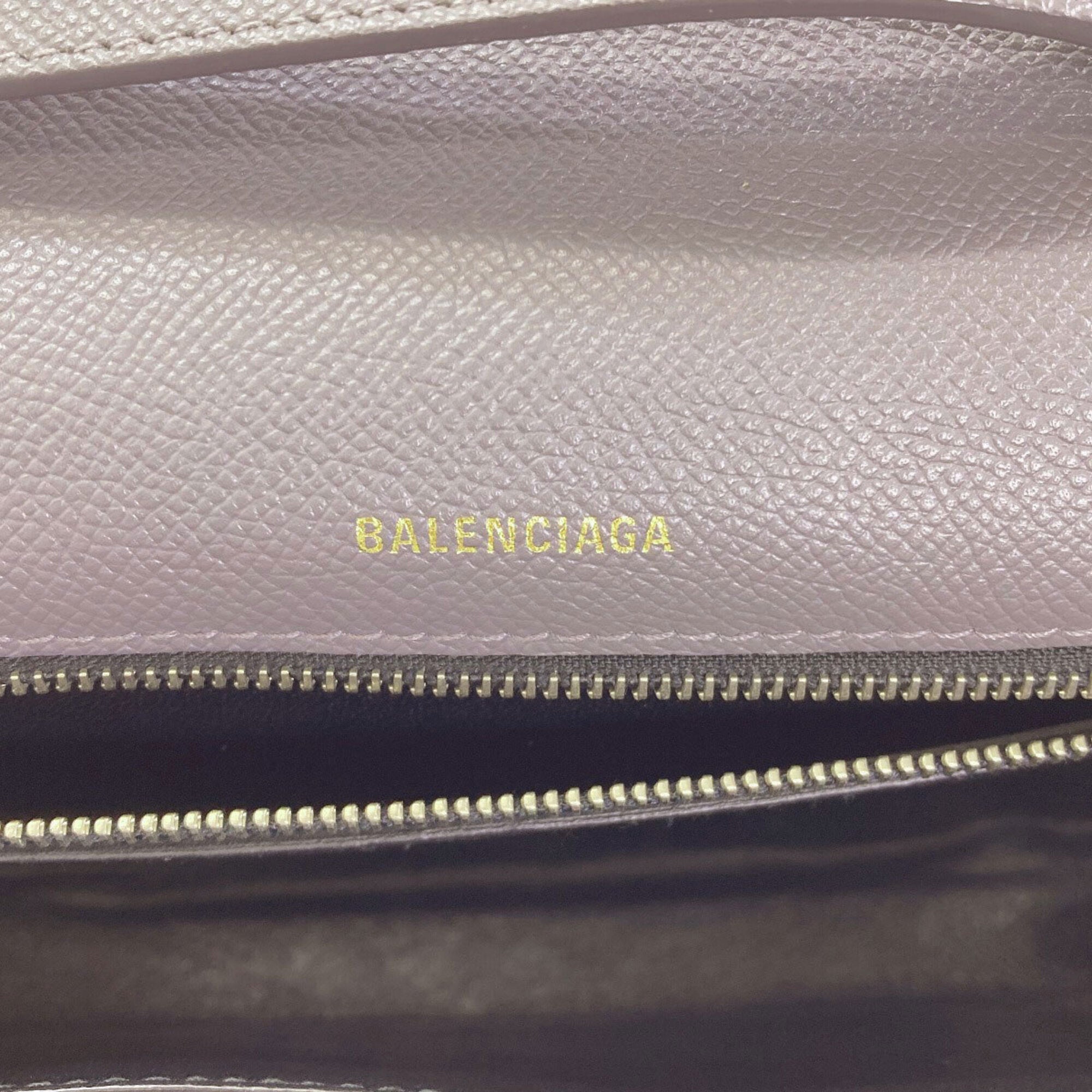 Balenciaga Gray Leather Shoulder Bag (Pre-Owned)