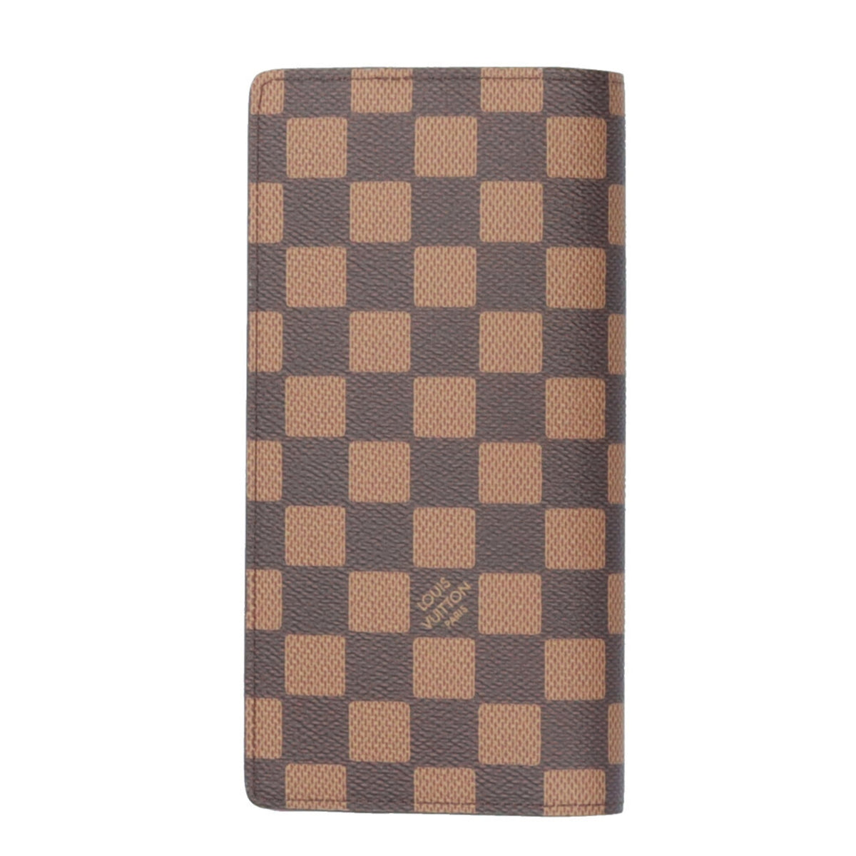 Louis Vuitton Brown Damier Canvas Long Wallet (Bi-Fold) (Pre-Owned)