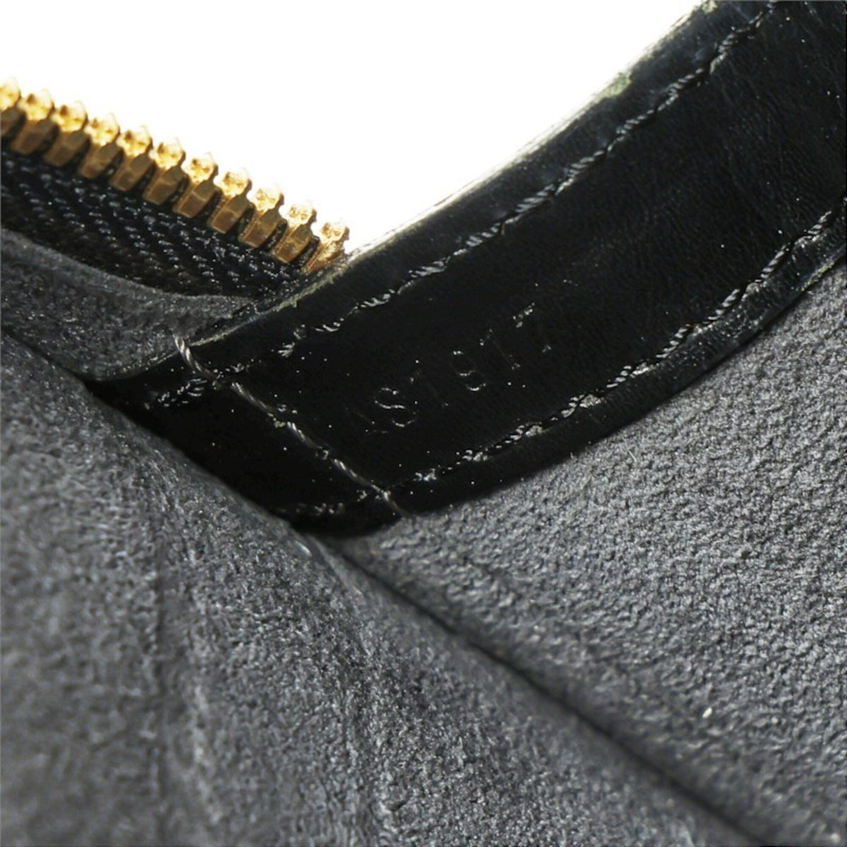 Louis Vuitton Black Noir Leather Shoulder Bag Tote Bag (Pre-Owned)