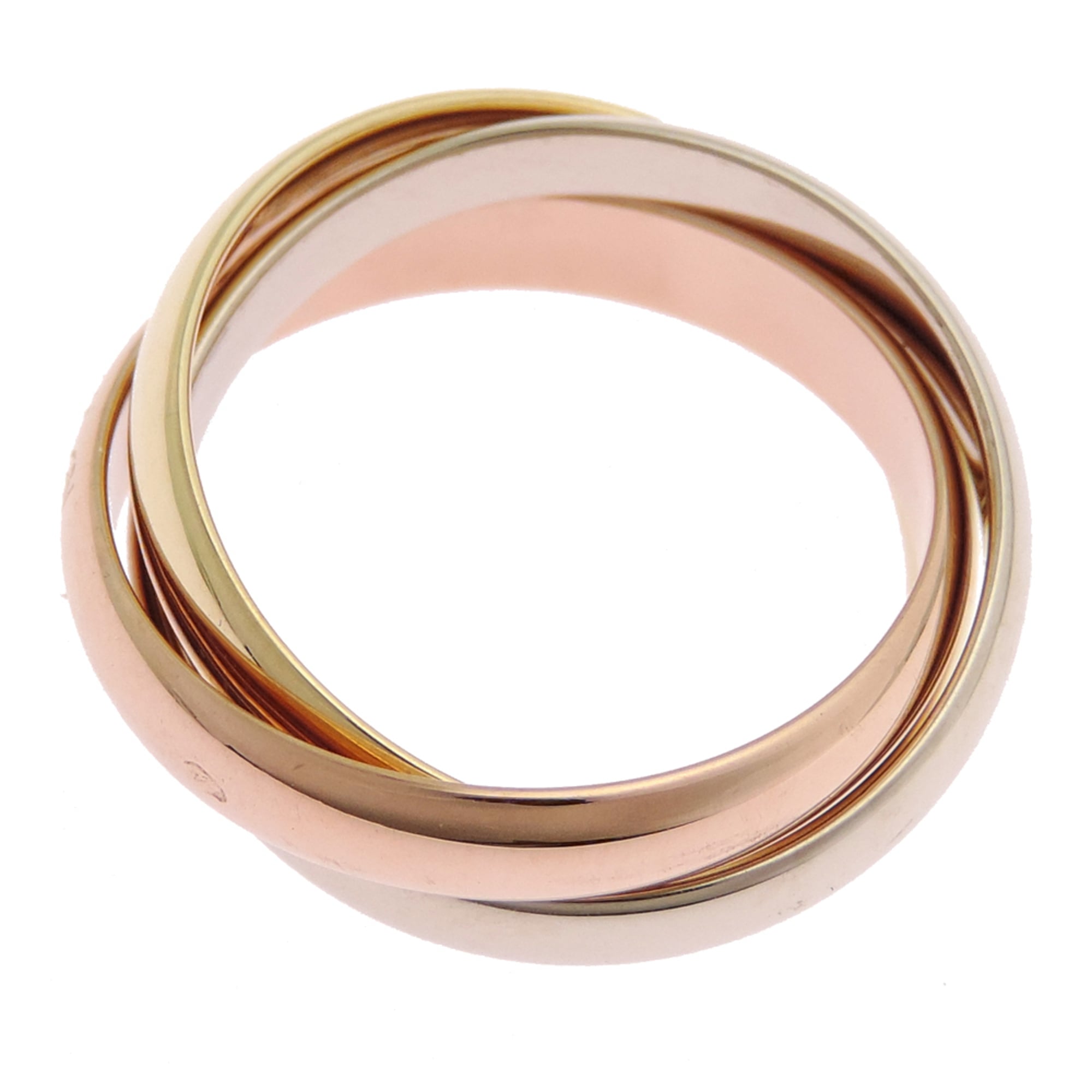 Cartier Yellow Gold (18K) Pink Gold (18K) White Gold (18K) Band Ring (Pre-Owned)