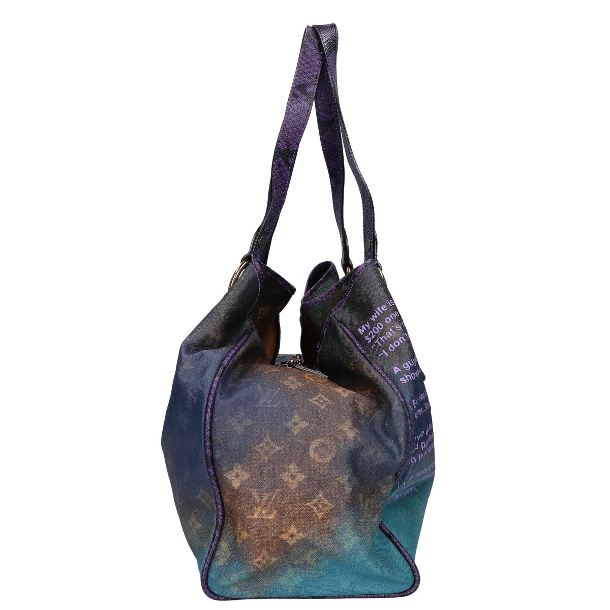 Louis Vuitton Violet Pvc Tote Bag (Pre-Owned)