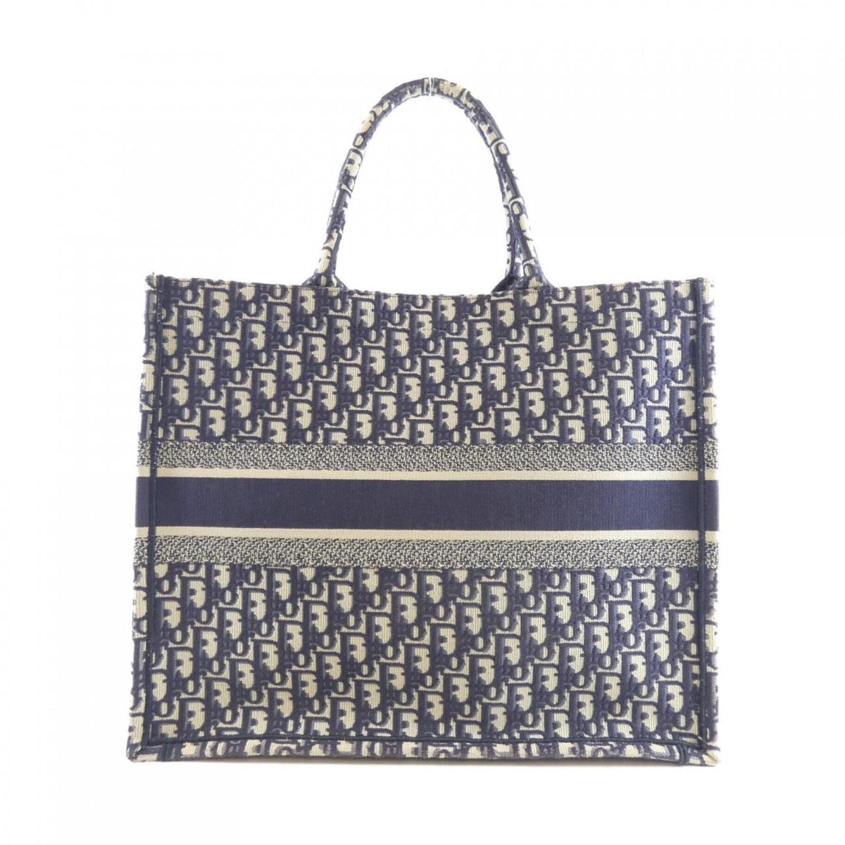 Christian Dior Blue Canvas Handbag (Pre-Owned)