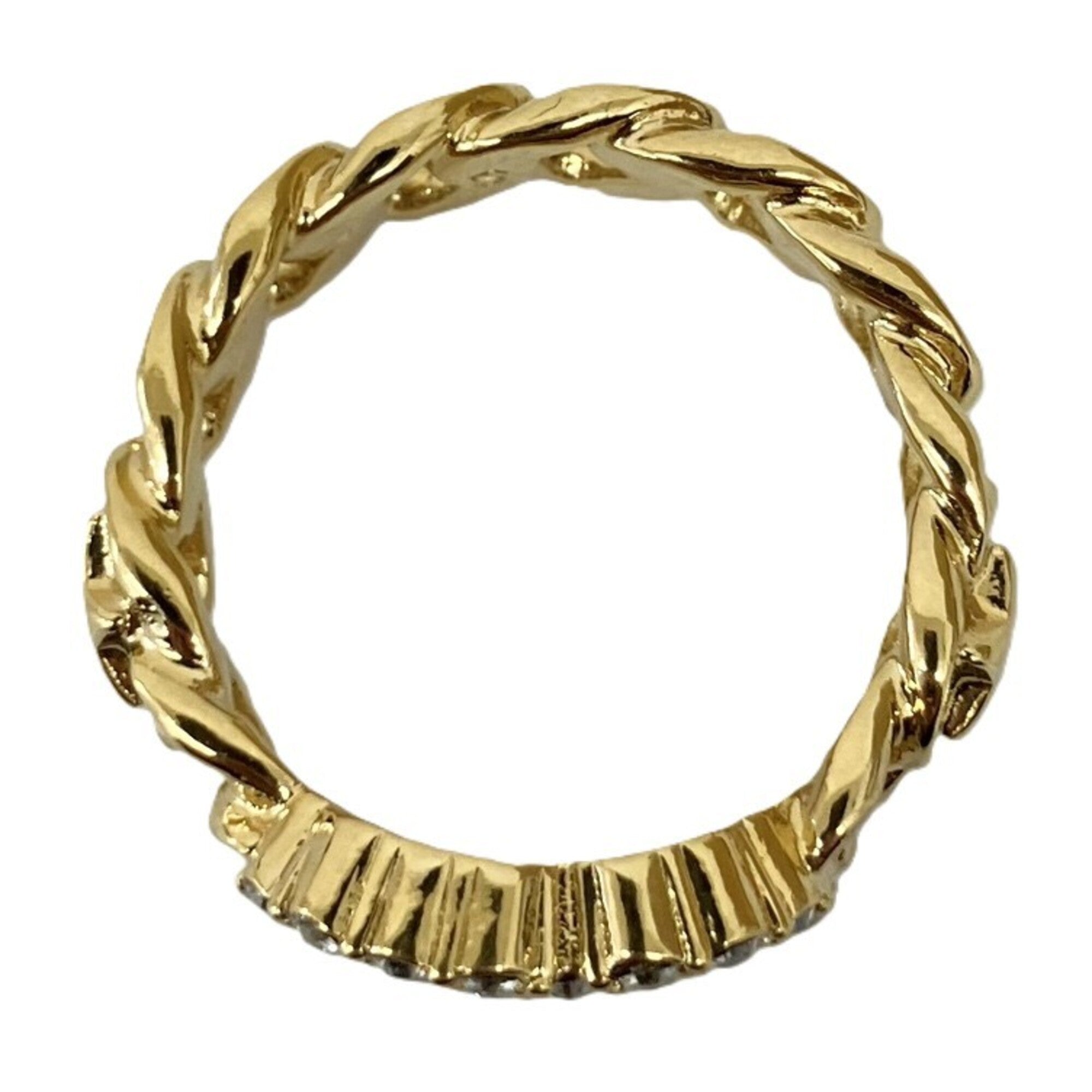 Christian Dior Yellow Gold Band Ring (Pre-Owned)