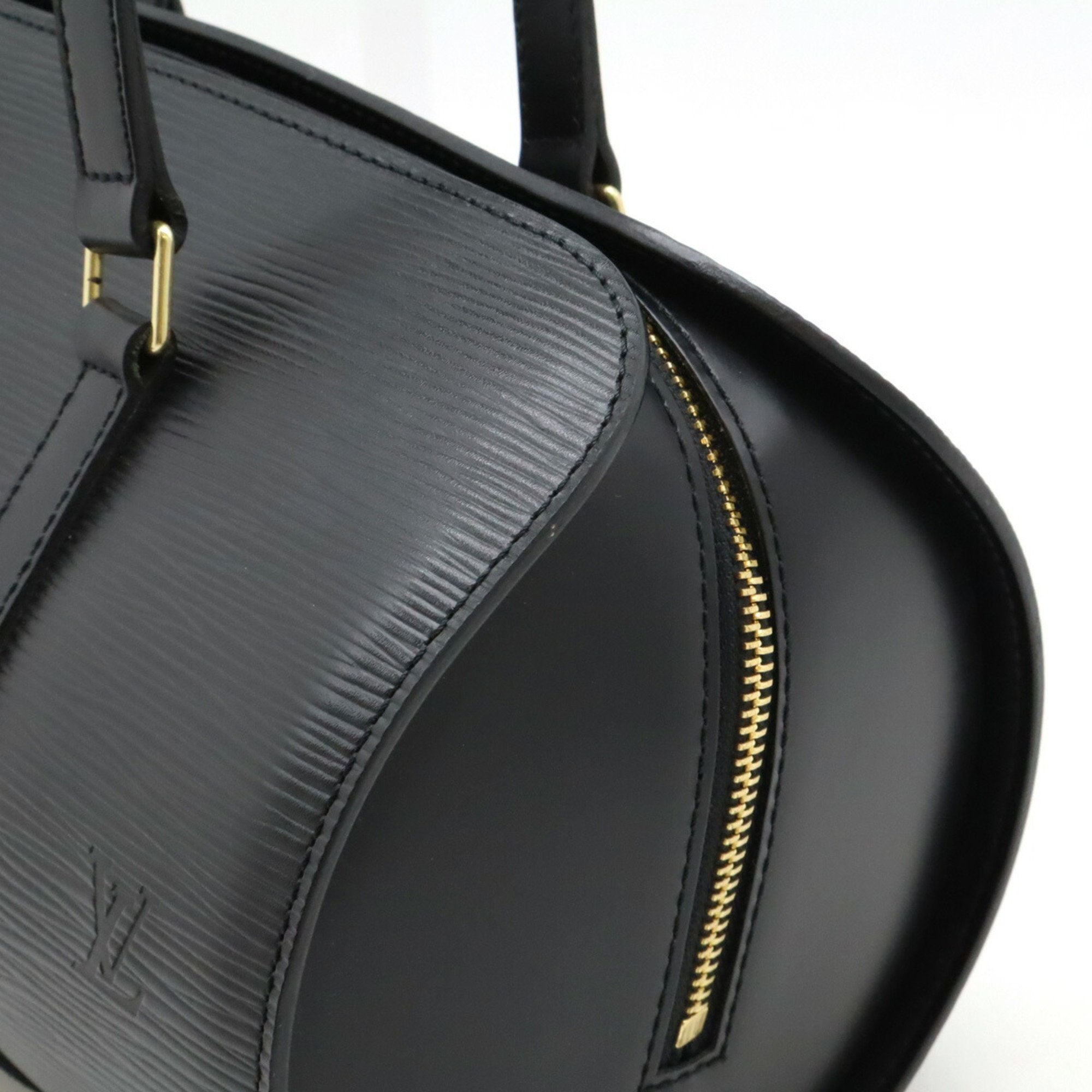 Louis Vuitton Black Noir Epi Leather Handbag Pouch Shoulder Bag (Pre-Owned)