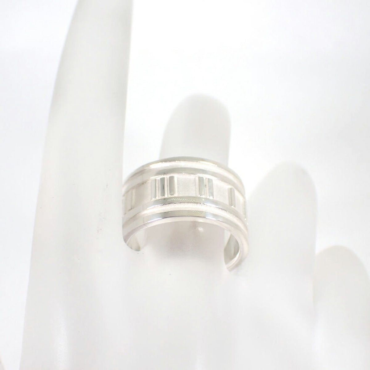 Tiffany Sterling Silver 925 Band Ring (Pre-Owned)