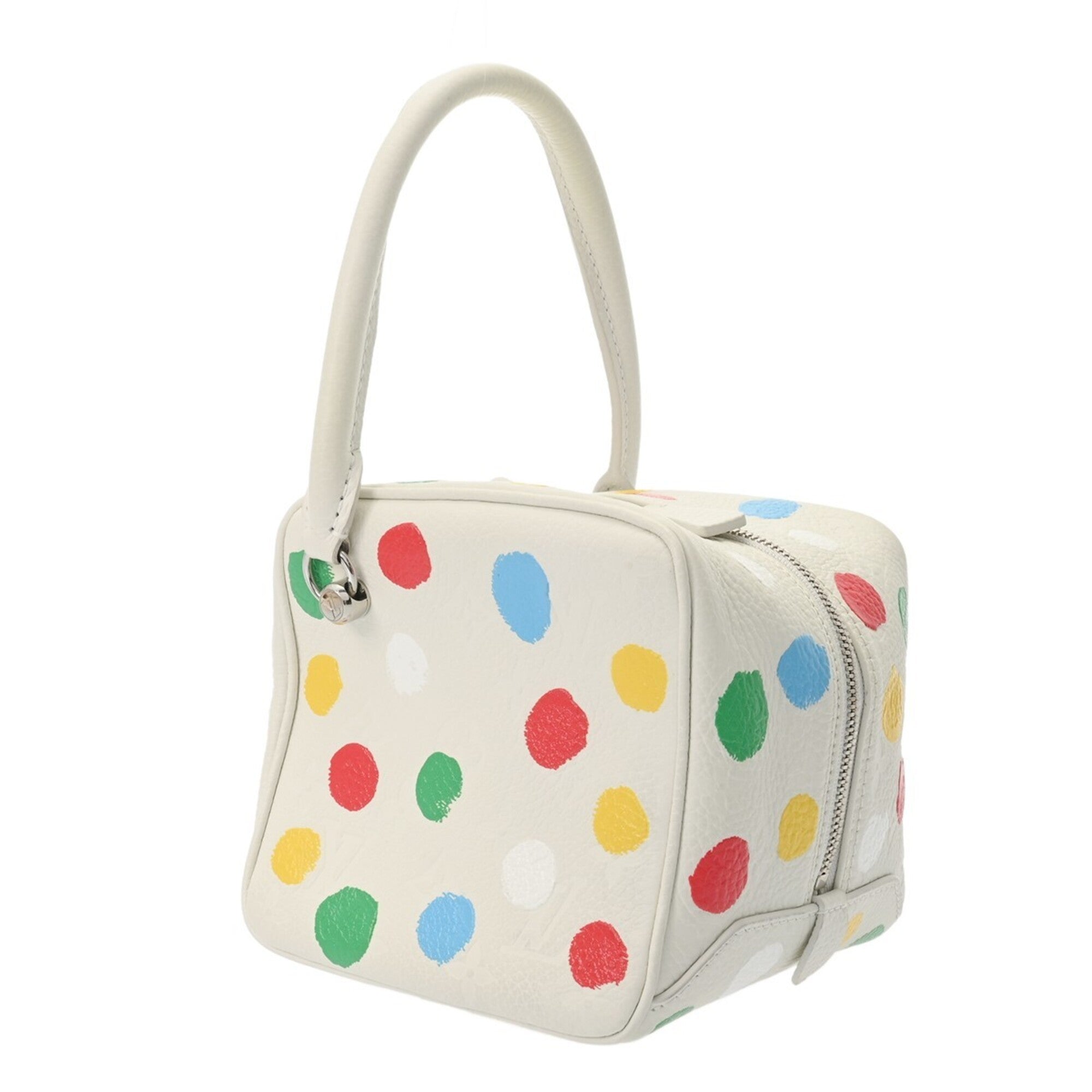 Louis Vuitton Monogram White Monogram Leather Handbag (Pre-Owned)