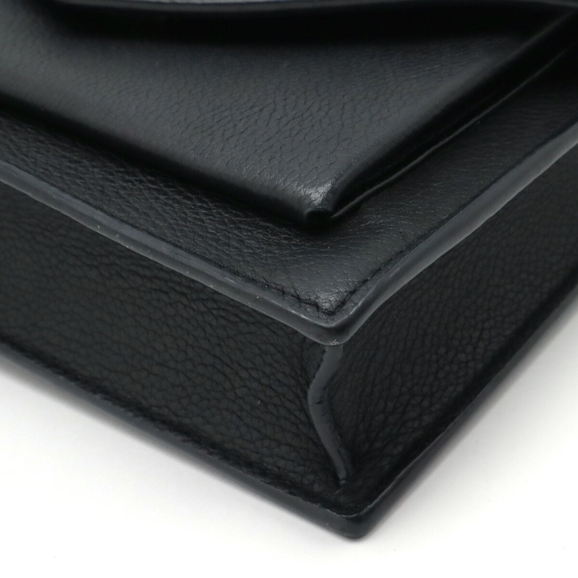 Louis Vuitton Noir Clutch Bag Pochette Shoulder Bag (Pre-Owned)