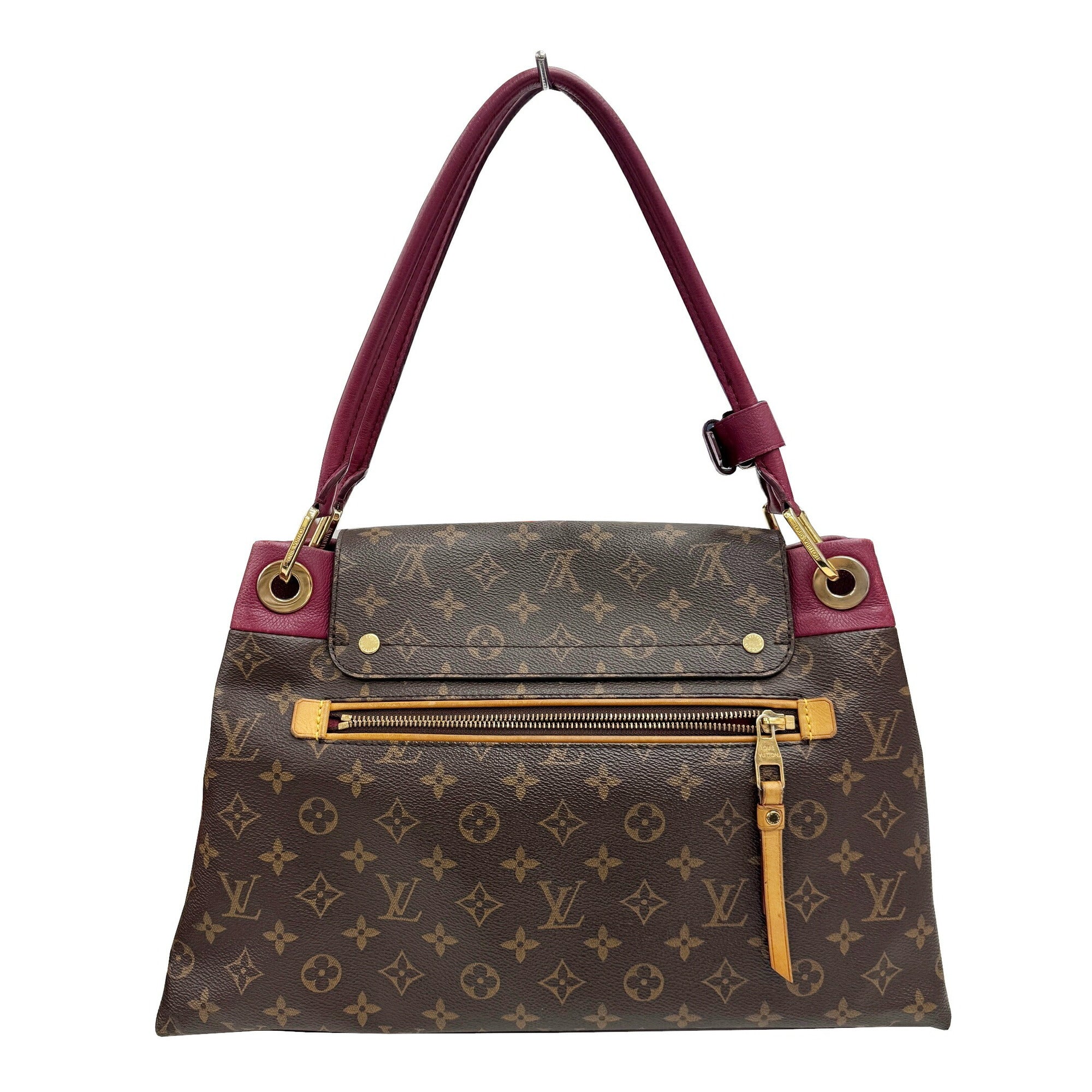 Louis Vuitton Bordeaux Brown Monogram Leather Handbag Tote Bag (Pre-Owned)