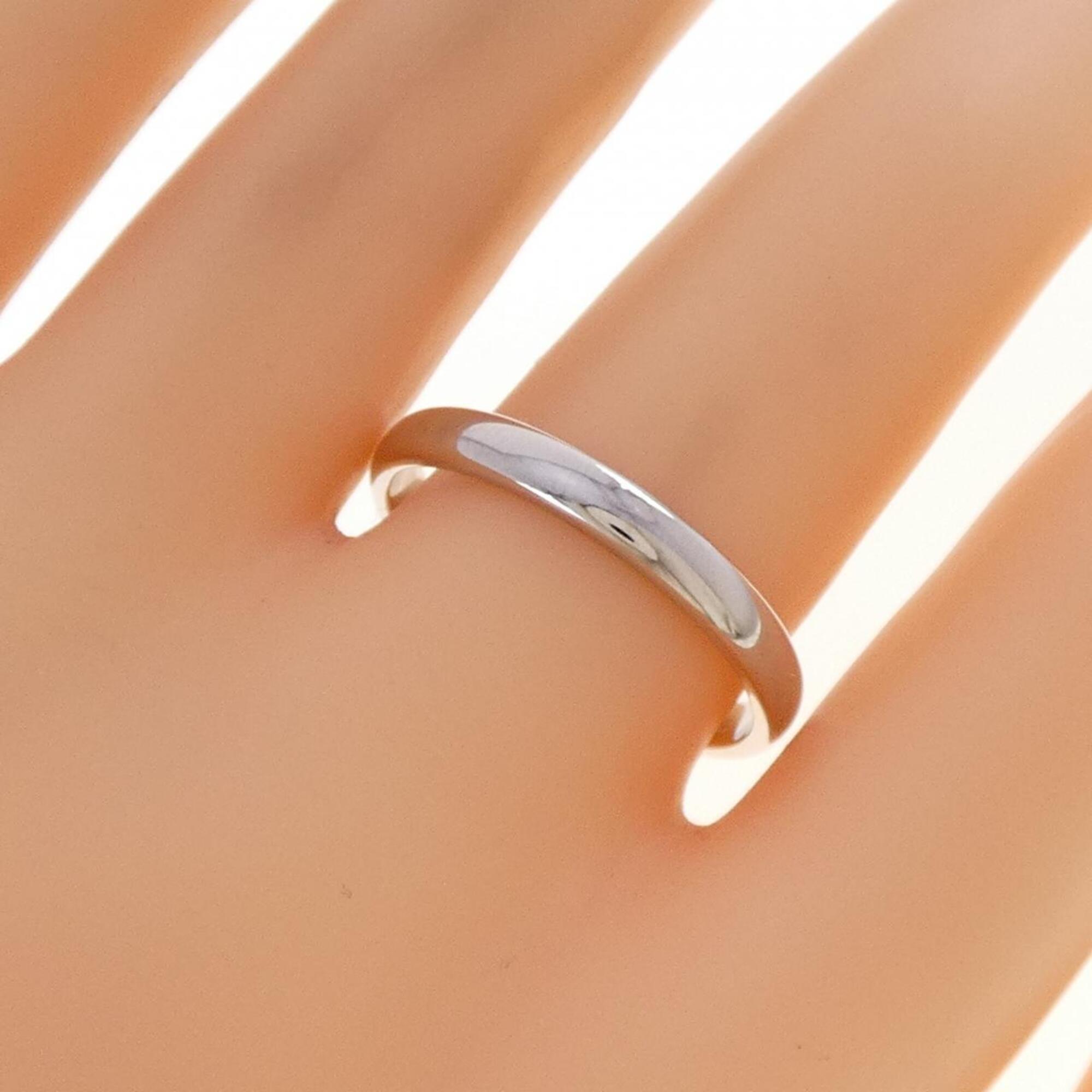 Tiffany Silver Platinum 950 Band Ring (Pre-Owned)