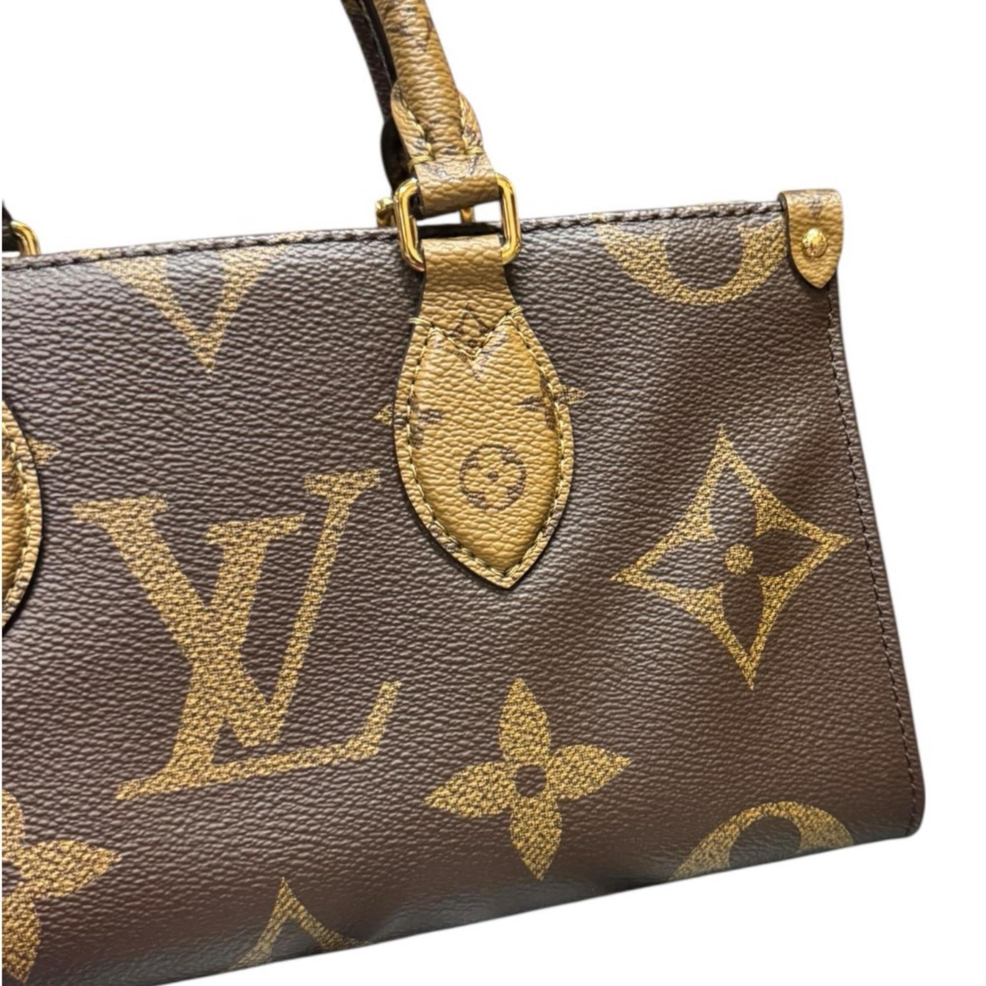 Louis Vuitton Brown Monogram Reverse Monogram Shoulder Bag (Pre-Owned)