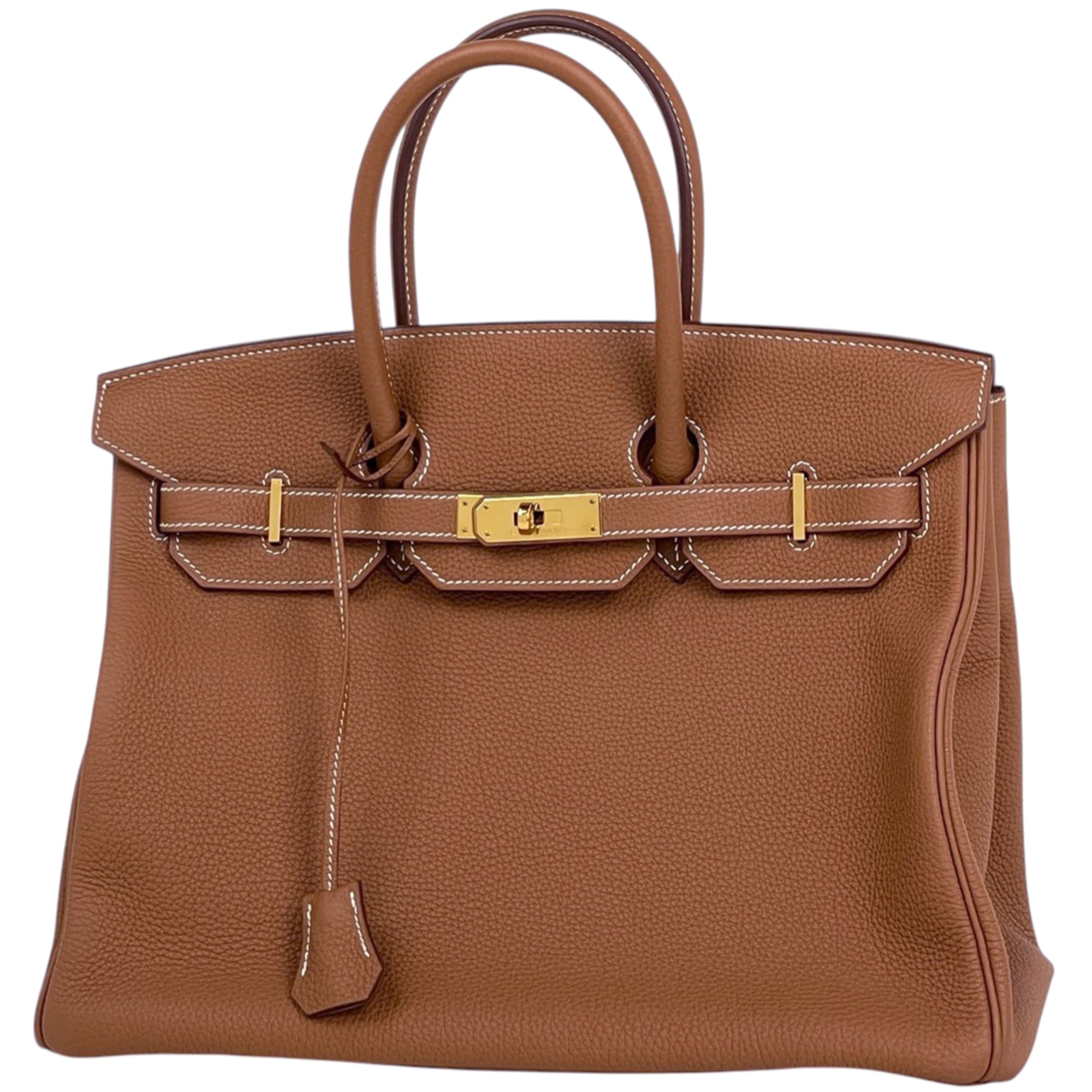 Hermes Birkin Brown Togo Leather Handbag (Pre-Owned)