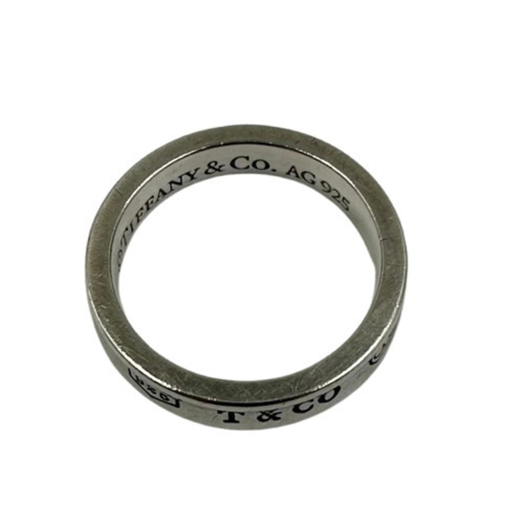 Tiffany Silver Silver 925 Band Ring (Pre-Owned)