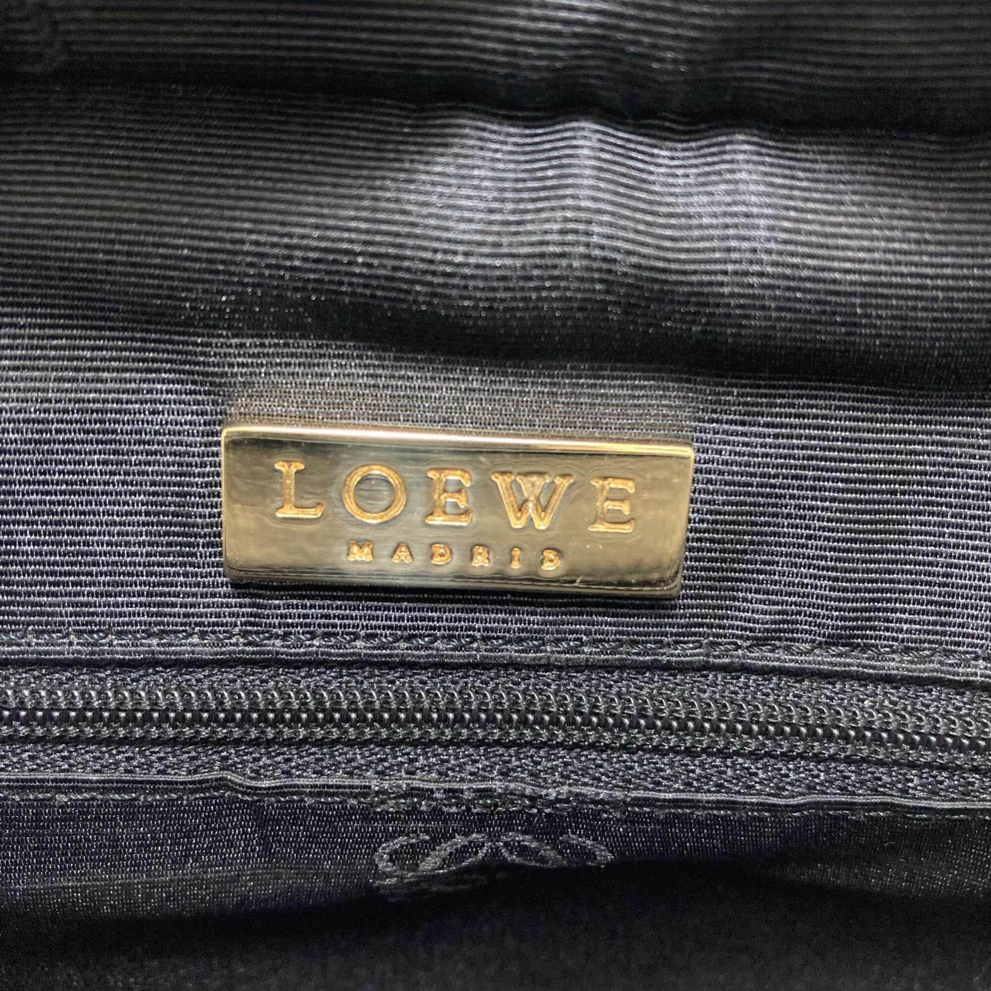 Loewe Black Leather Handbag (Pre-Owned)