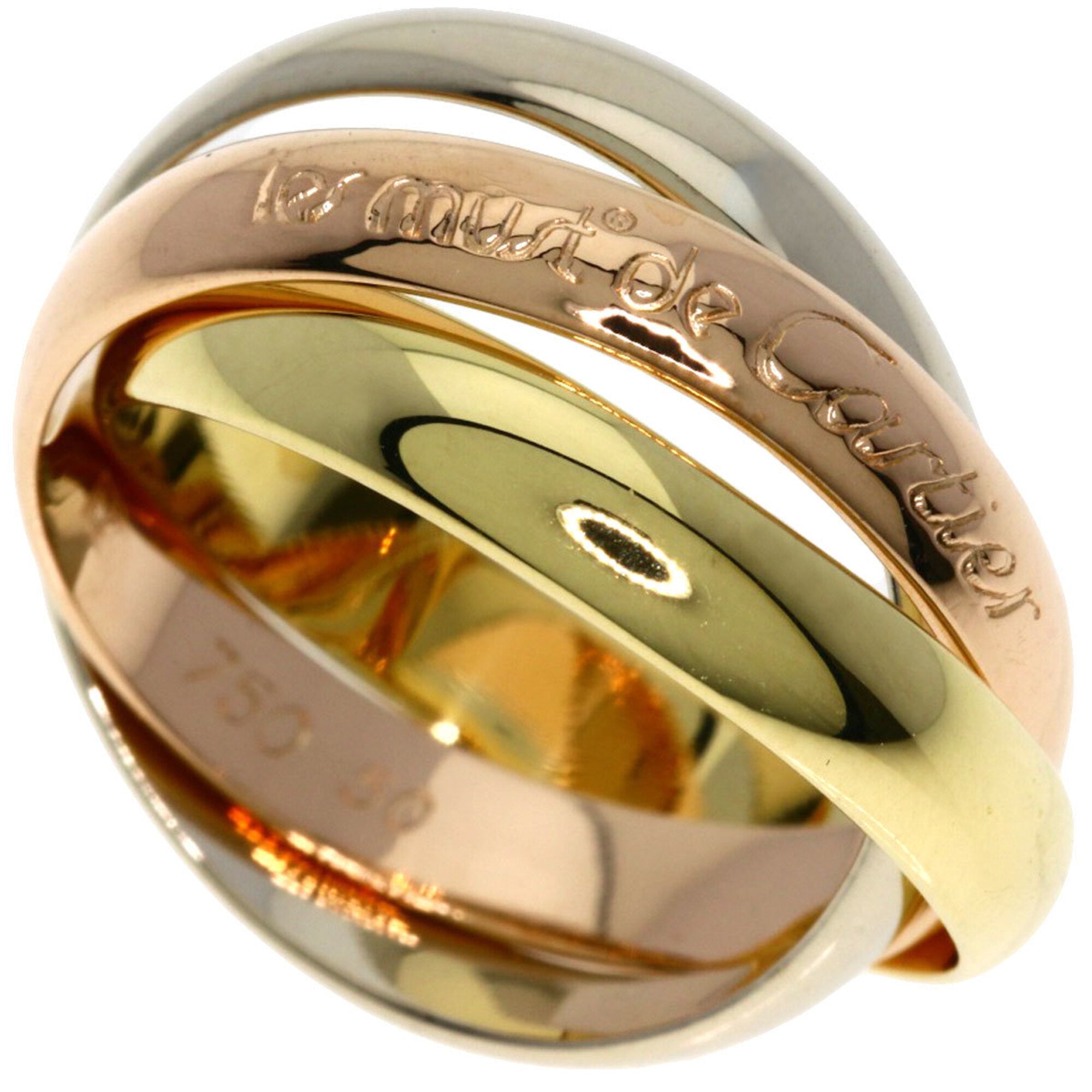 Cartier Yellow Gold (18K) Pink Gold (18K) White Gold (18K) Band Ring (Pre-Owned)