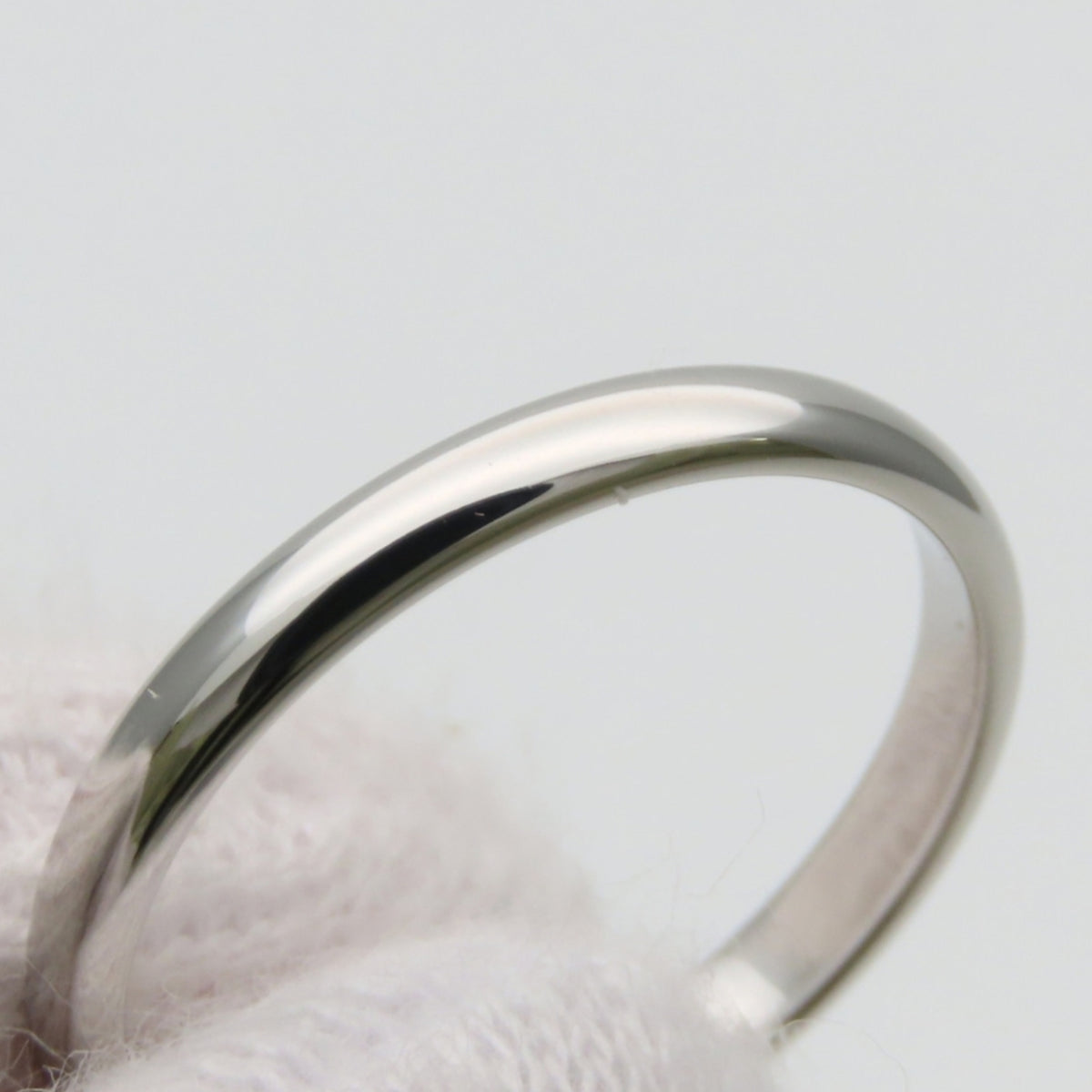 Tiffany Platinum Platinum 950 Band Ring (Pre-Owned)