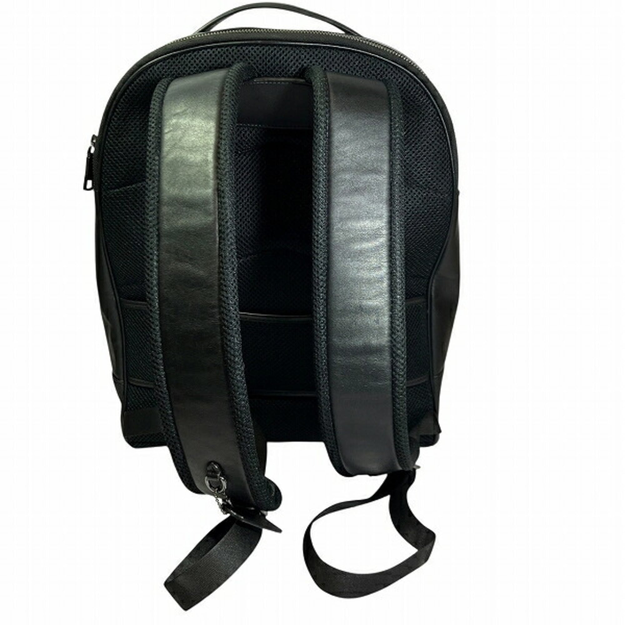 Coach Black Signature Line Backpack (Pre-Owned)