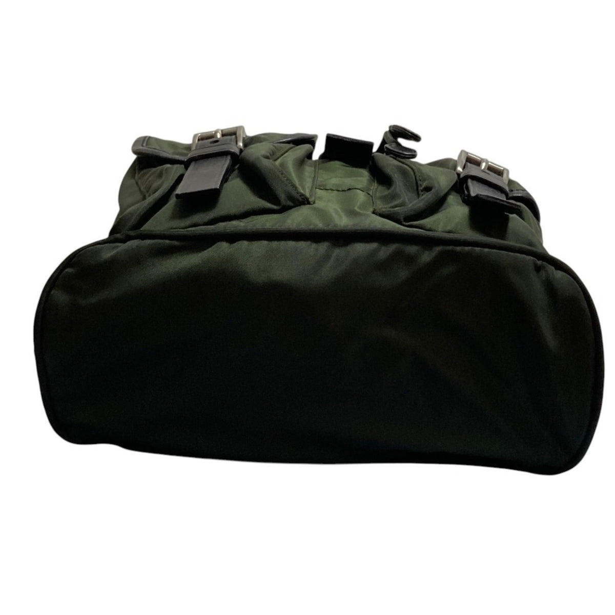Prada Black Green Nylon Backpack (Pre-Owned)