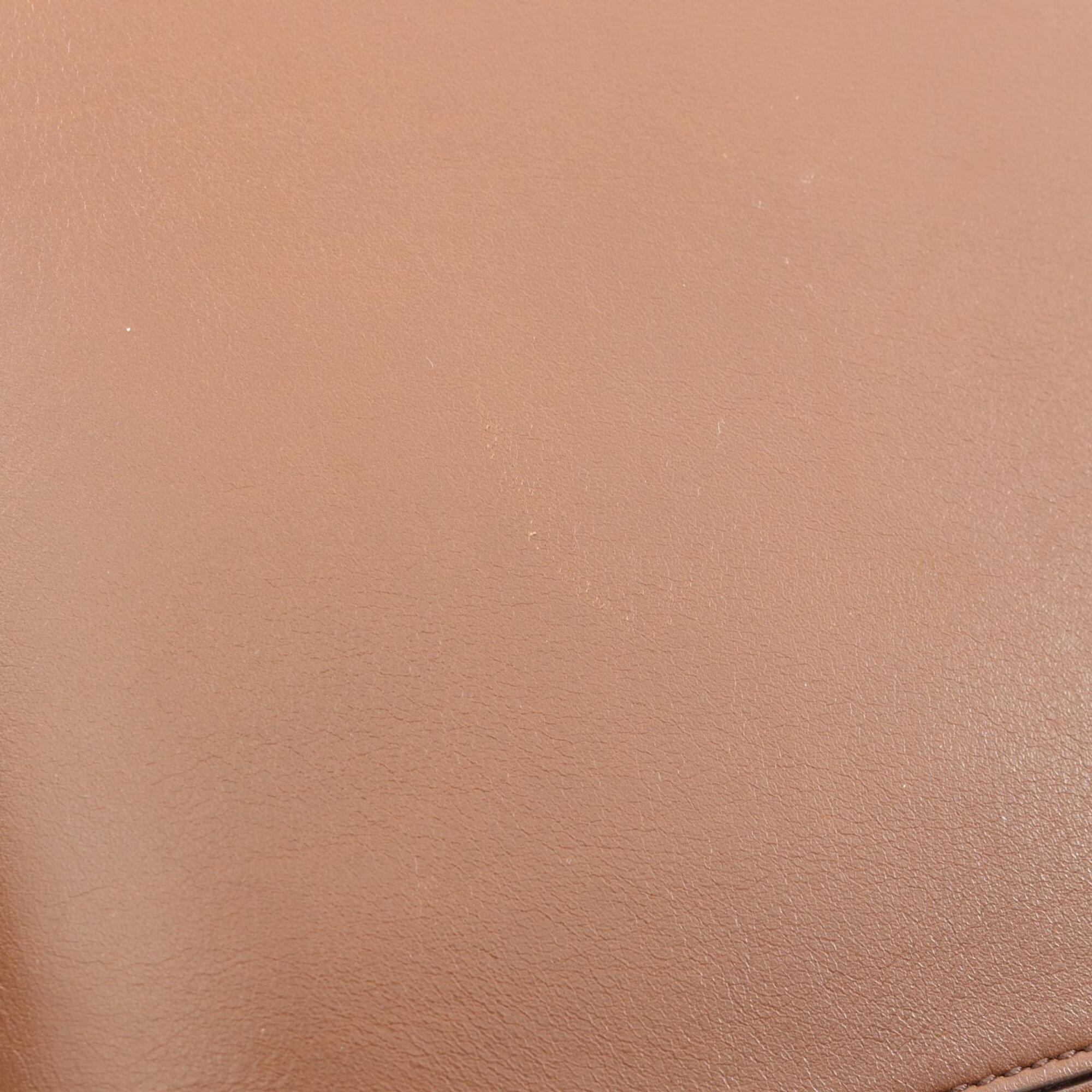 Celine Brown Leather Handbag Tote Bag (Pre-Owned)