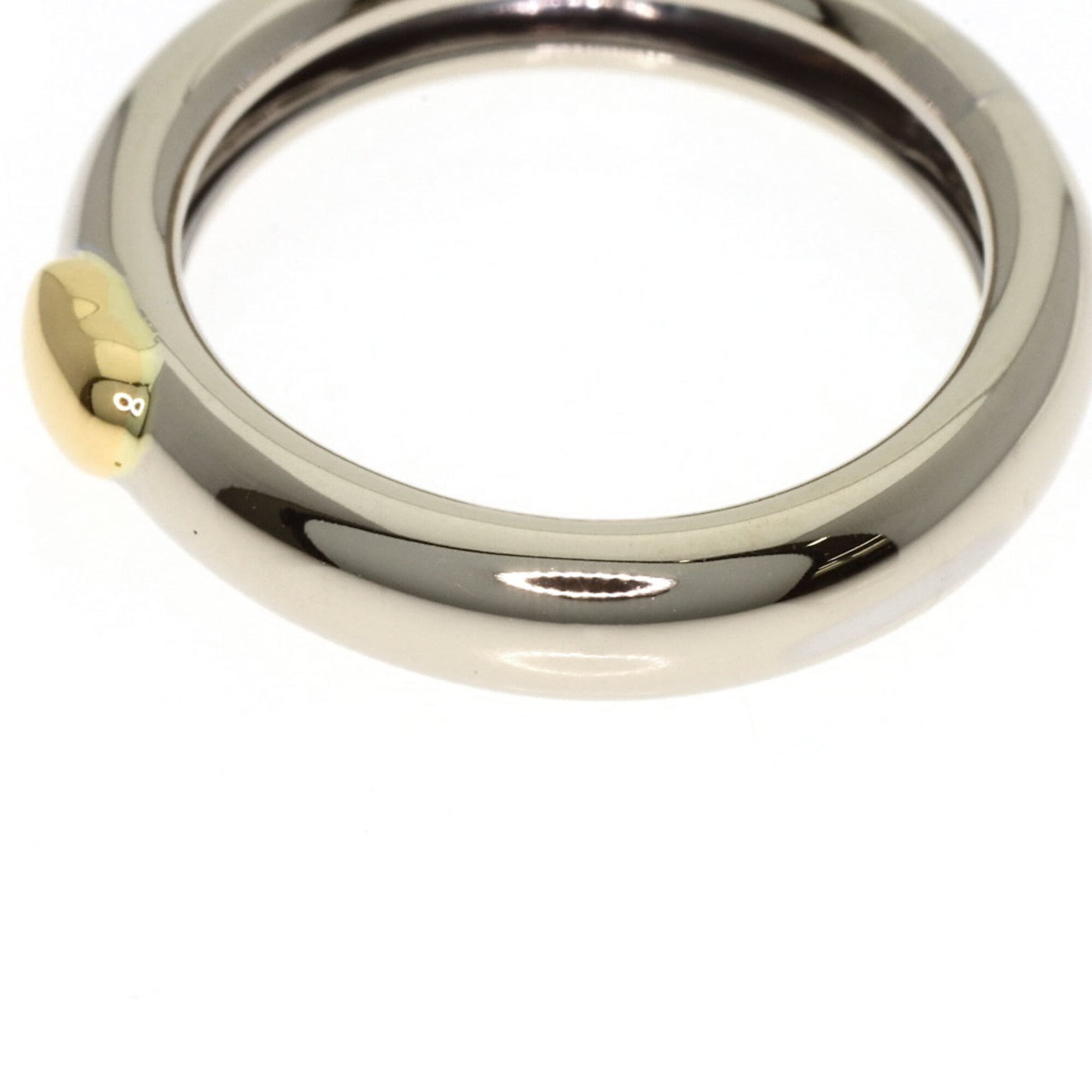 Tiffany Yellow Gold (18K) White Gold (18K) Band Ring (Pre-Owned)