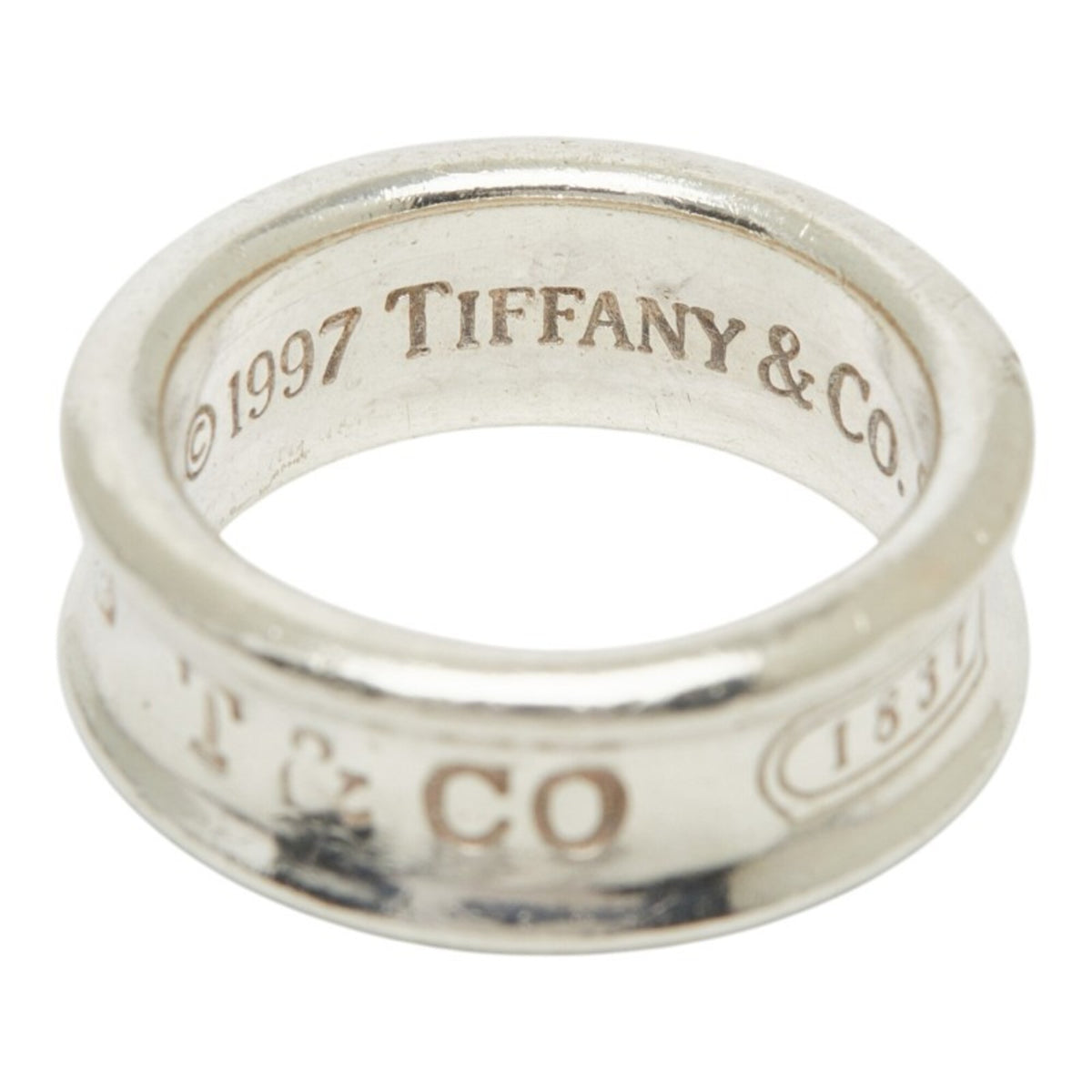 Tiffany Silver Silver 925 Band Ring (Pre-Owned)
