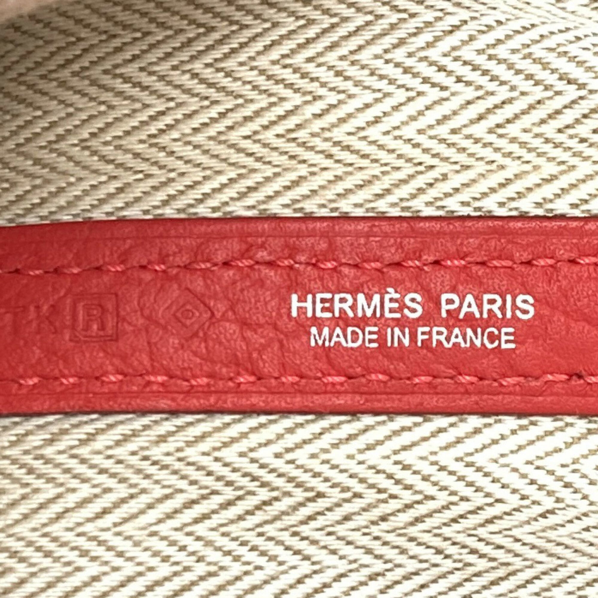 Hermes Garden Pink Negonda Leather Handbag (Pre-Owned)