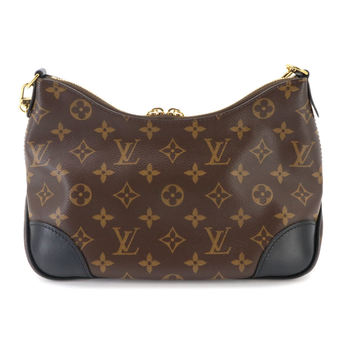 Louis Vuitton Monogram Noir Monogram Canvas Leather Handbag Shoulder Bag (Pre-Owned)